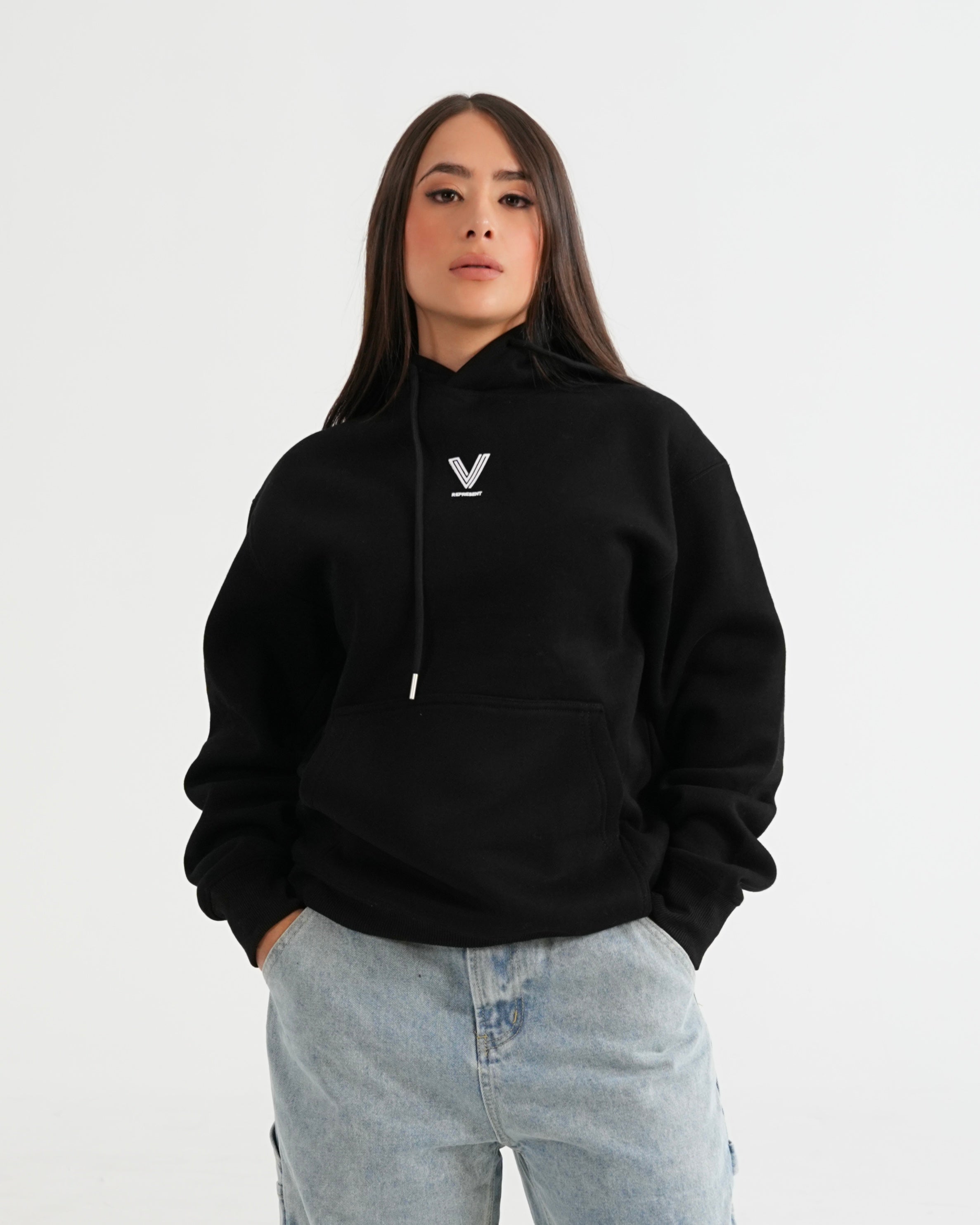 HOODIE FSA083 NEGRO