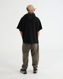 HODDIE MANGA CORTA CA016 NEGRO