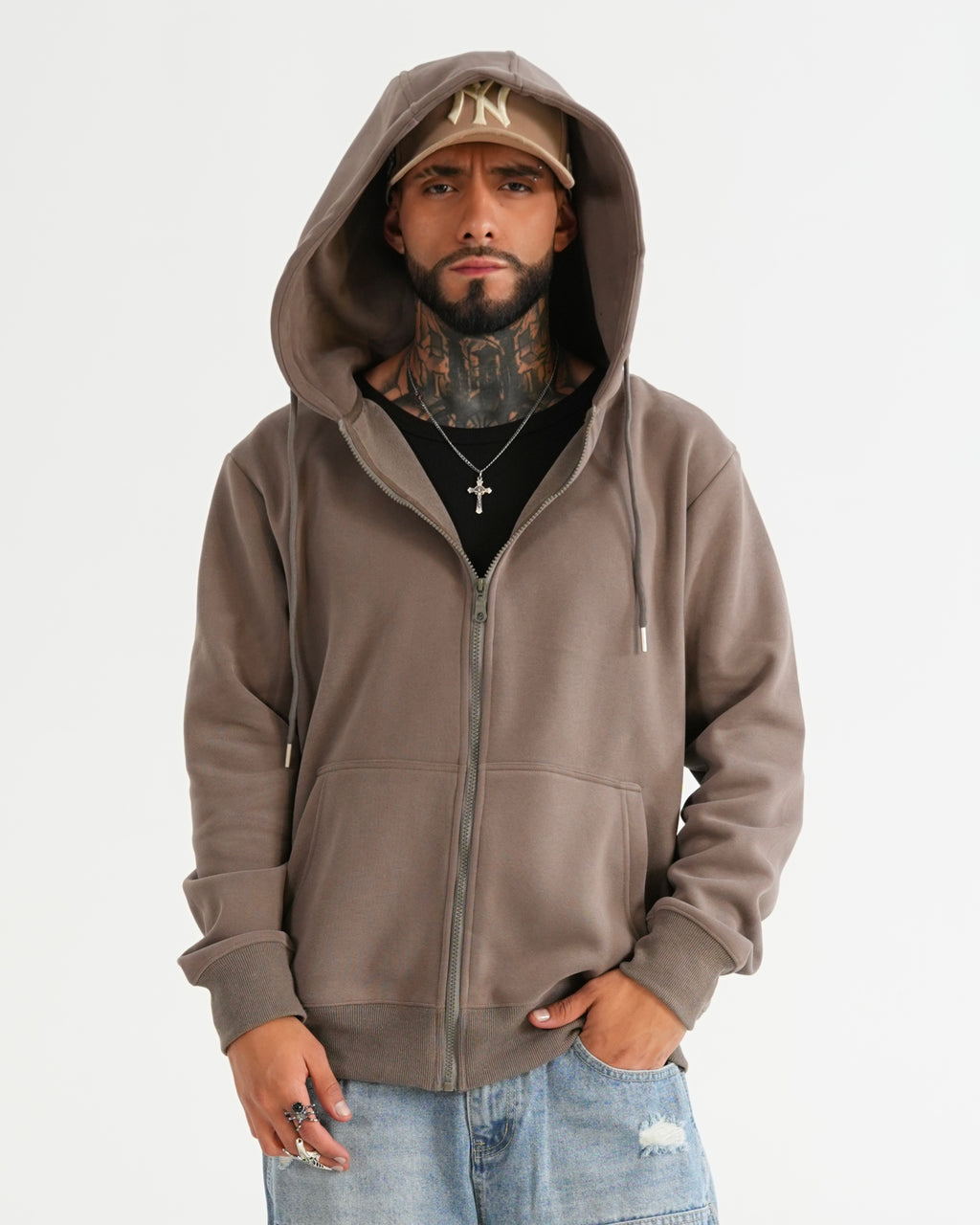 CHAQUETA FSA067 KHAKI O