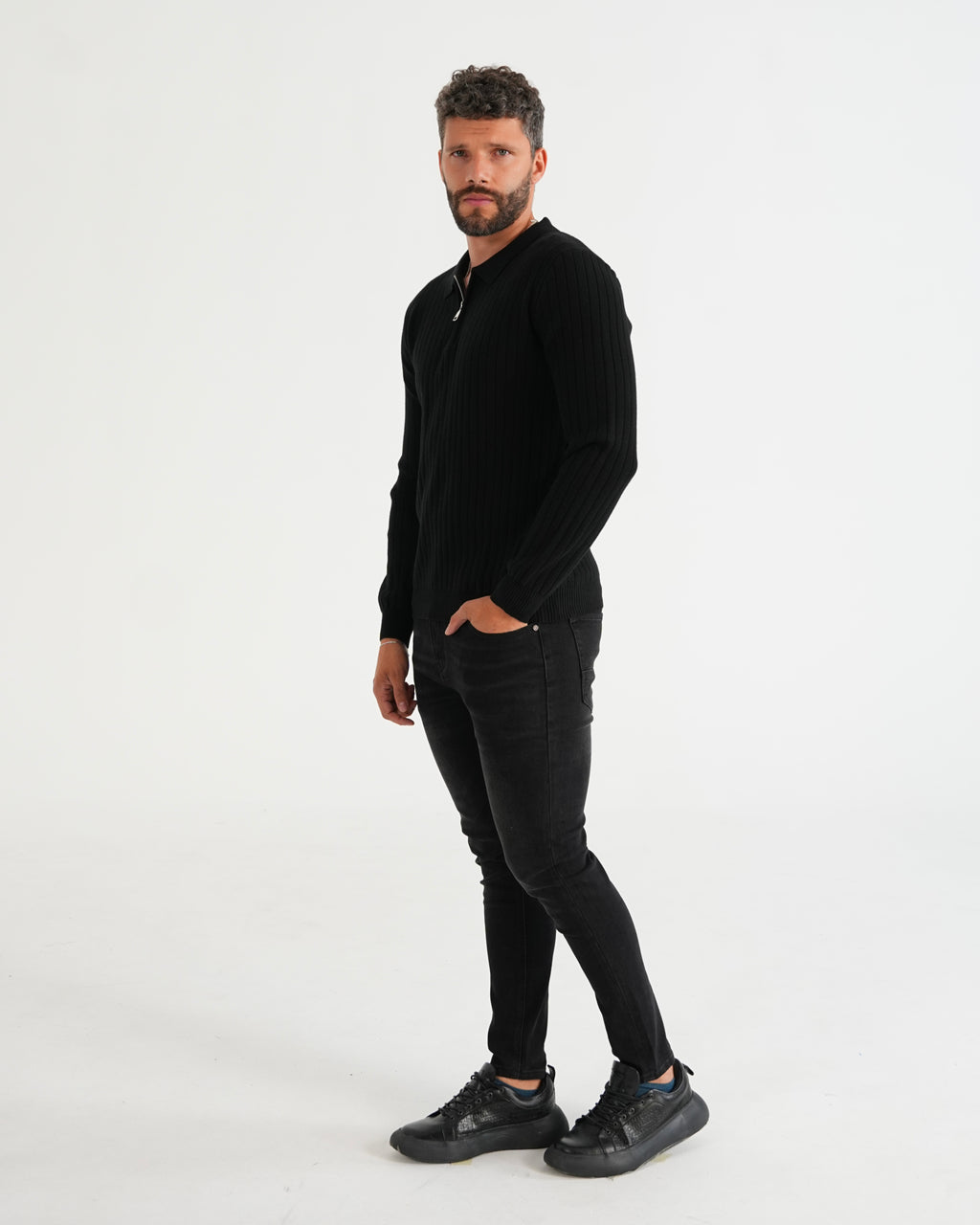 SUÉTER HISA022 NEGRO