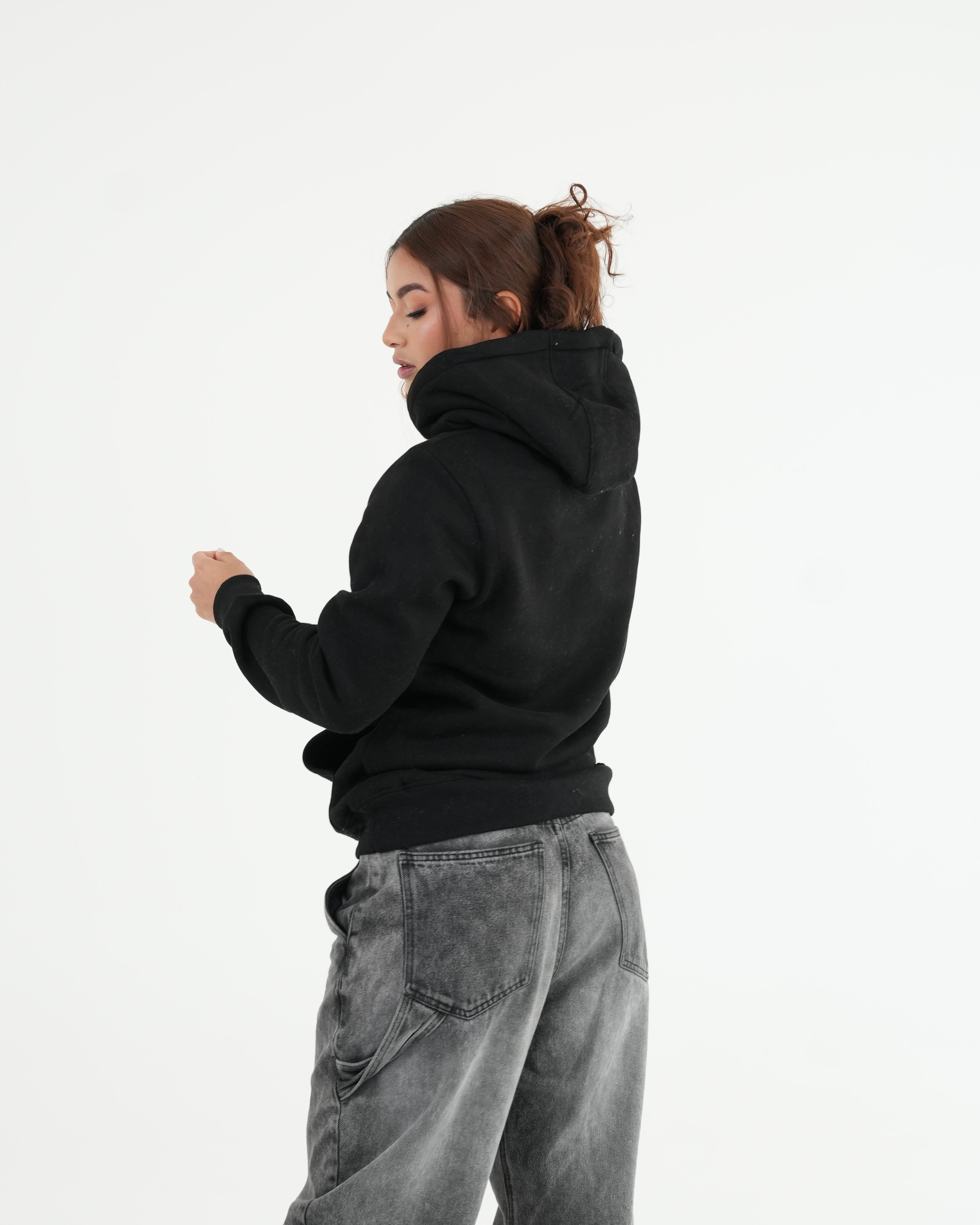 HOODIE FSA063 NEGRO