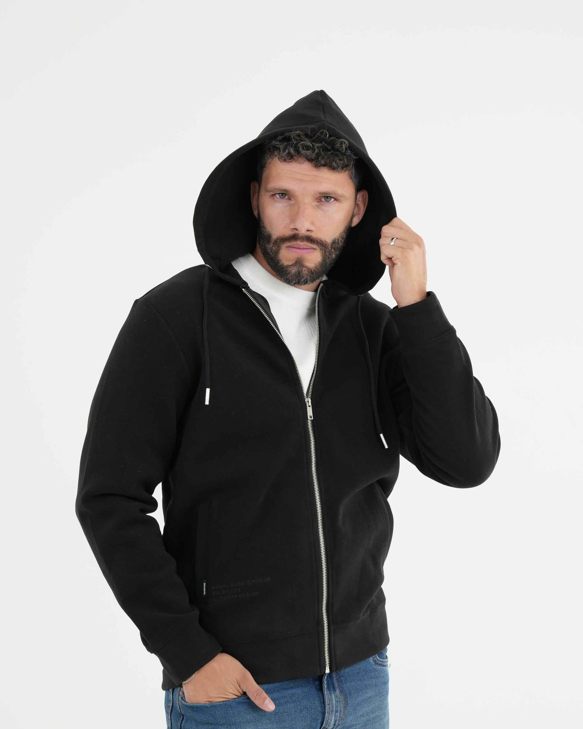 CHAQUETA HISA017 NEGRO