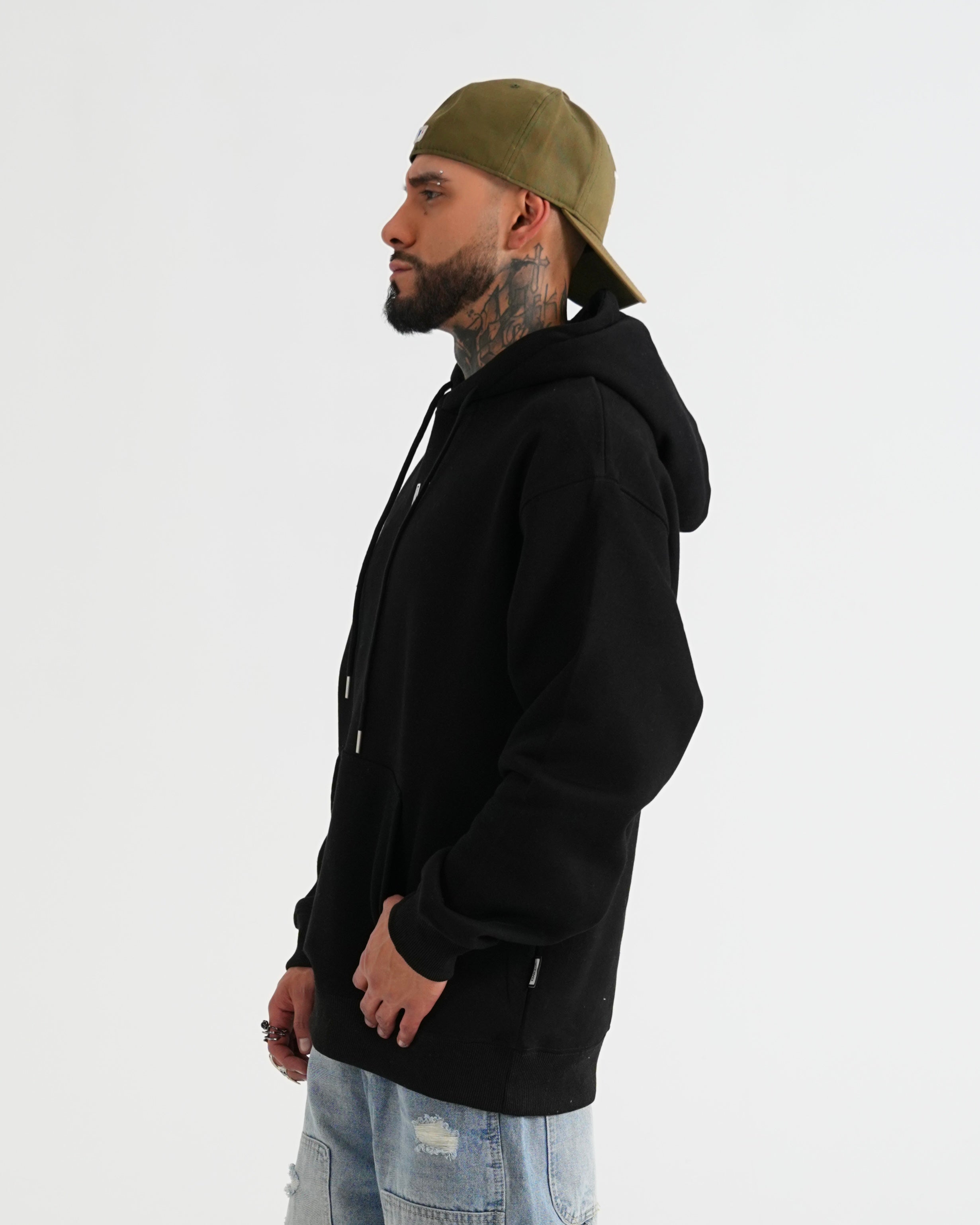 HOODIE FSA083 NEGRO