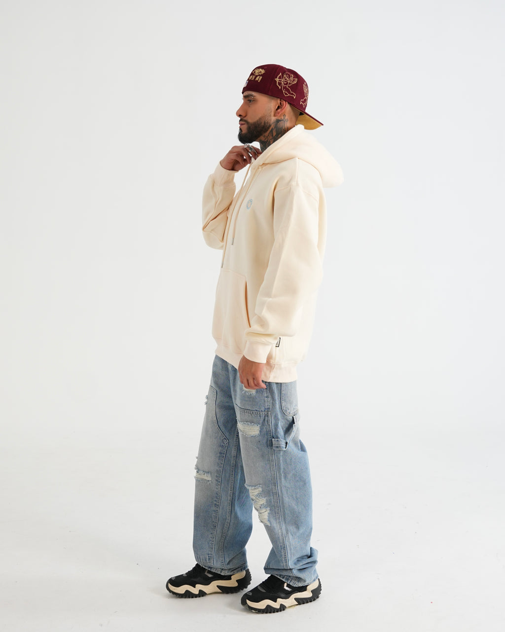HOODIE FSA085 BEIGE