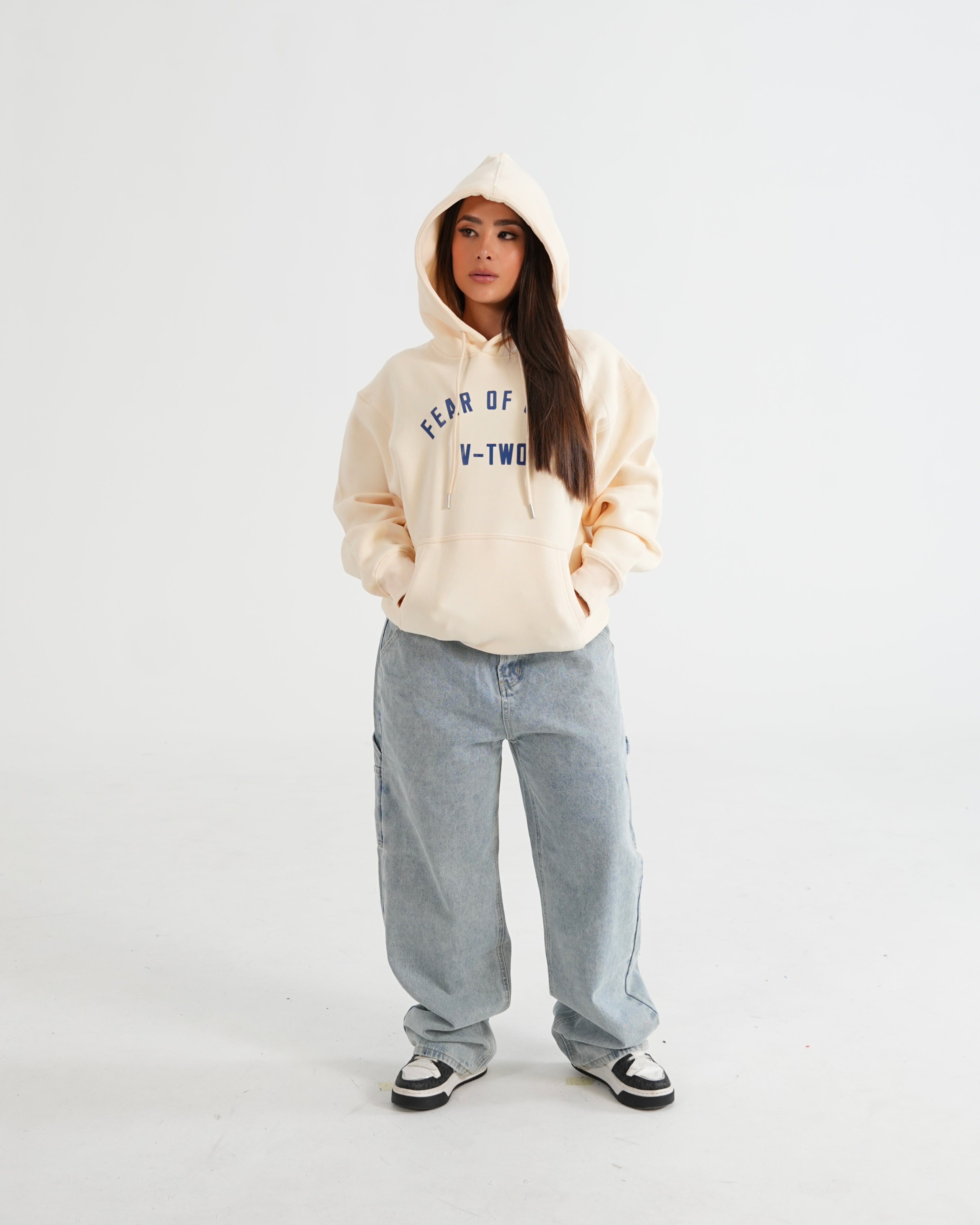 HOODIE FSA080 BEIGE