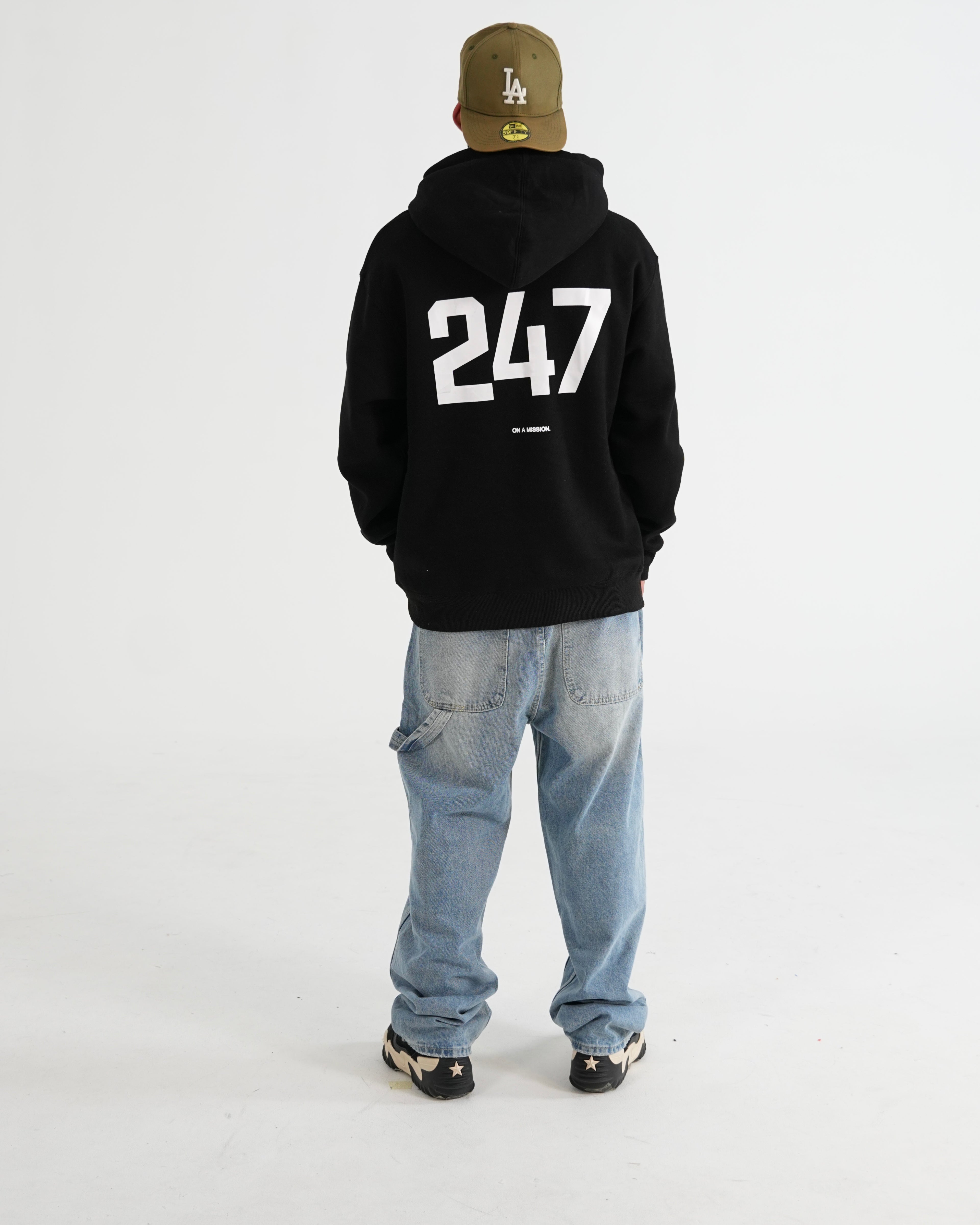 HOODIE FSA083 NEGRO