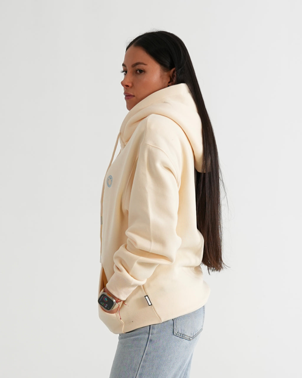 HOODIE FSA085 BEIGE