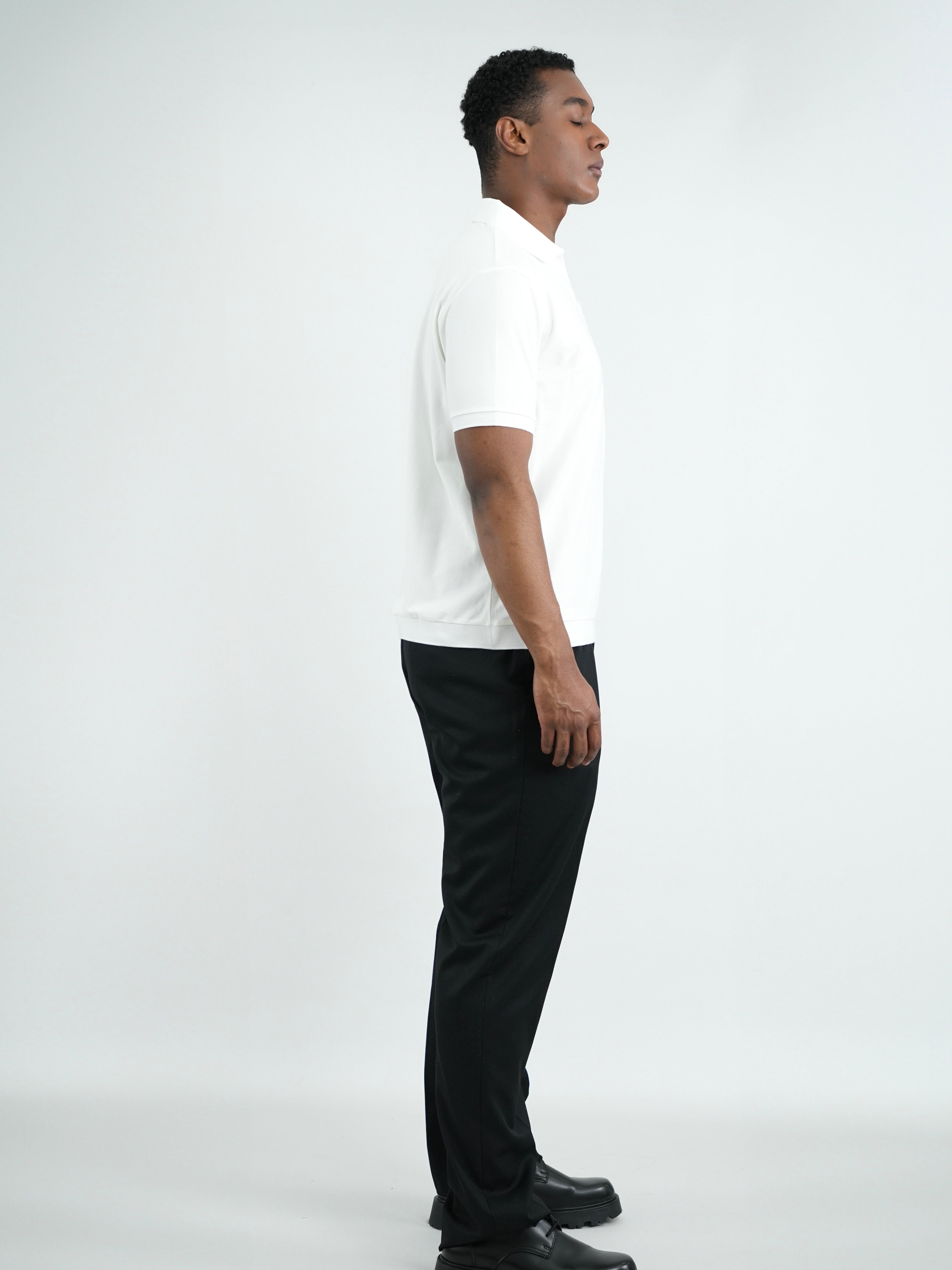 CAMISA POLO CAP007  BLANCO