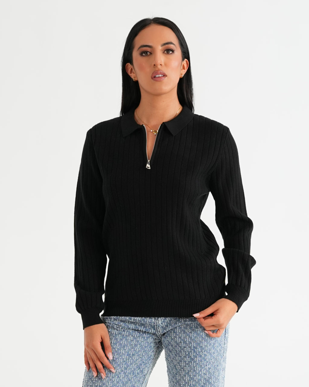 SUÉTER HISA022 NEGRO