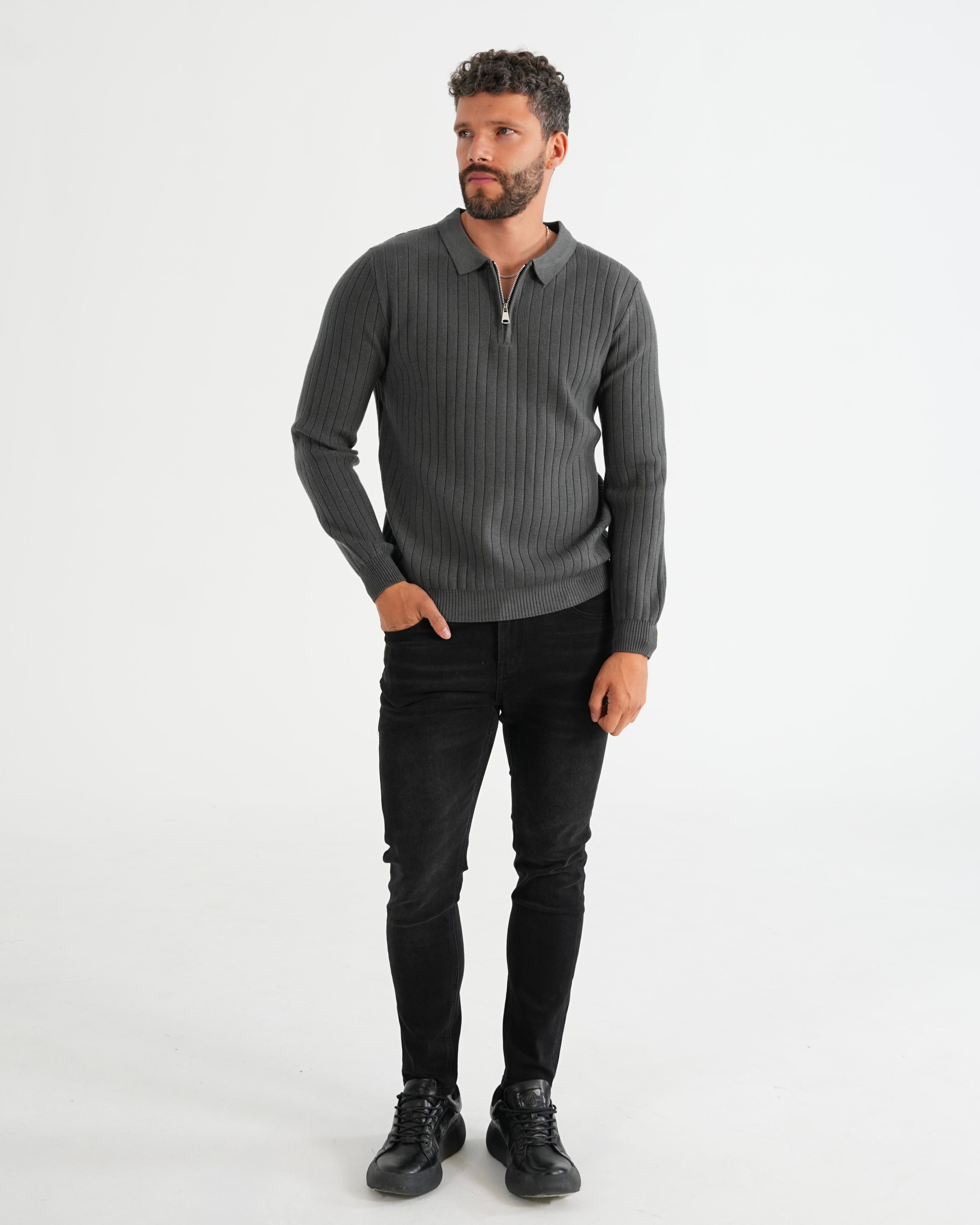 SUÉTER HISA022 GRIS