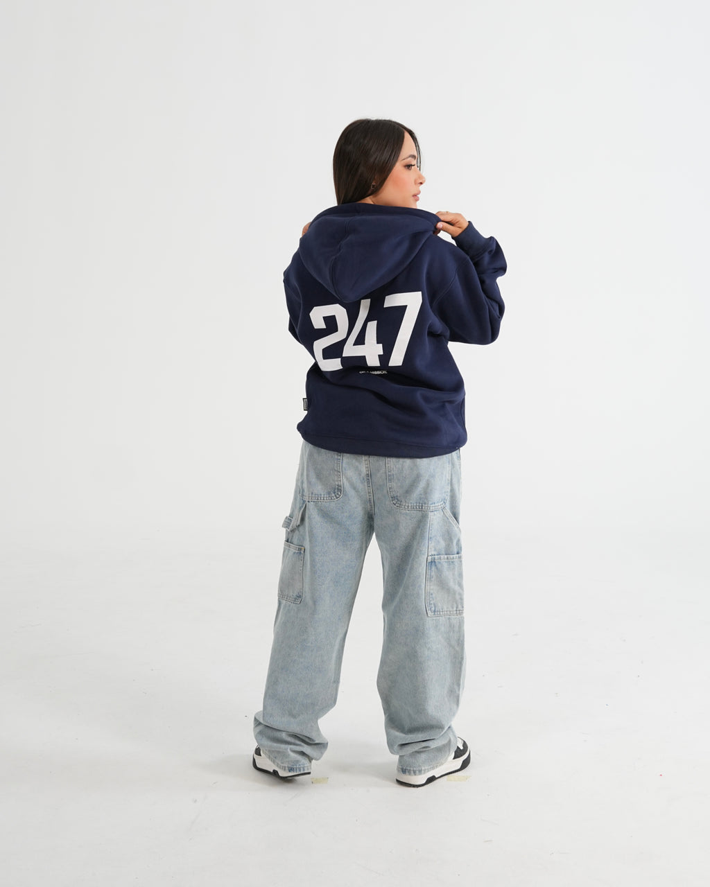 HOODIE FSA083 AZUL