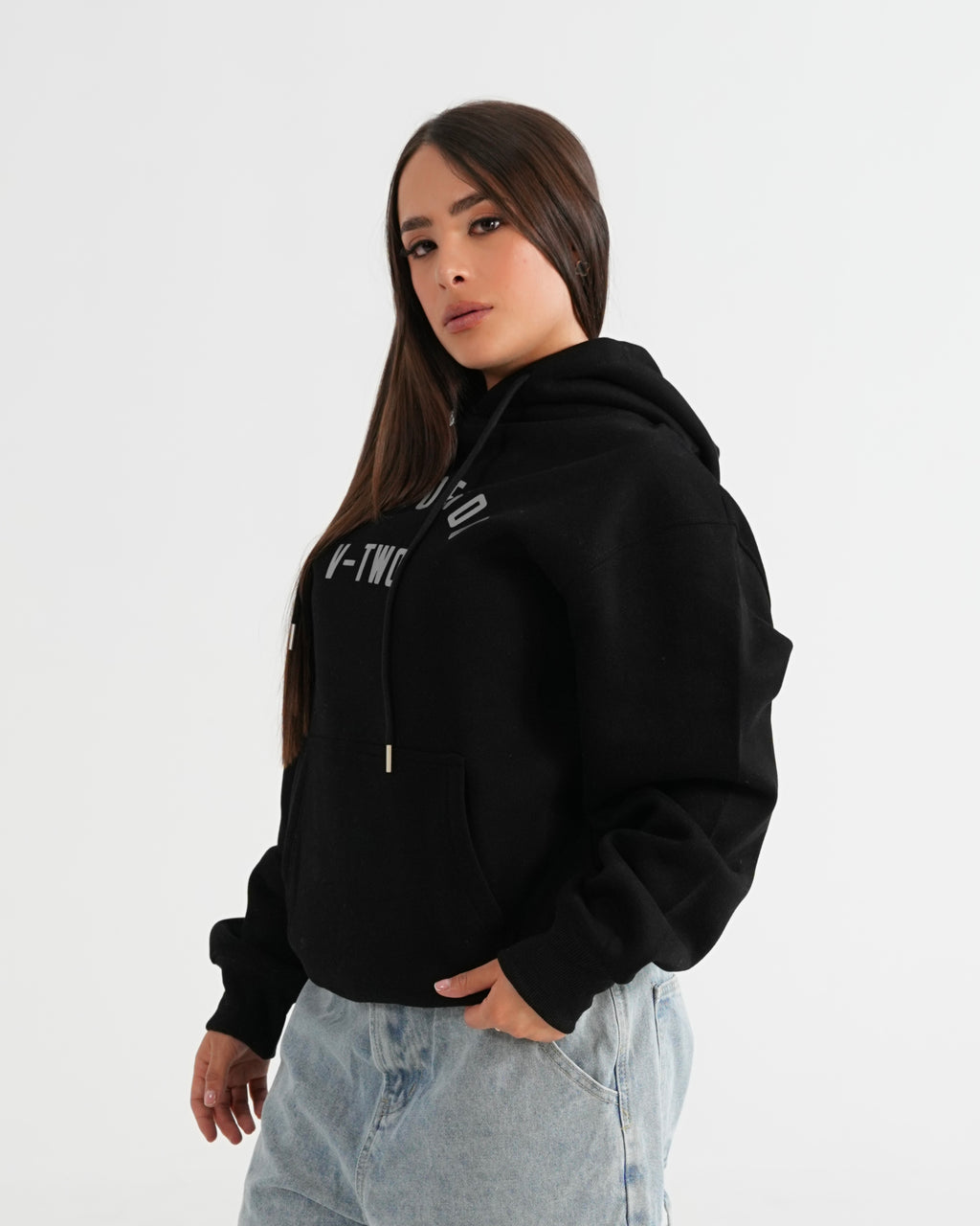 HOODIE FSA080 NEGRO