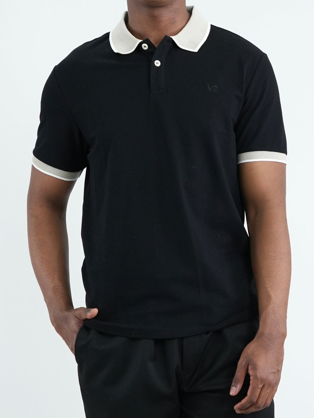 CAMISA POLO CAP004 NEGRO