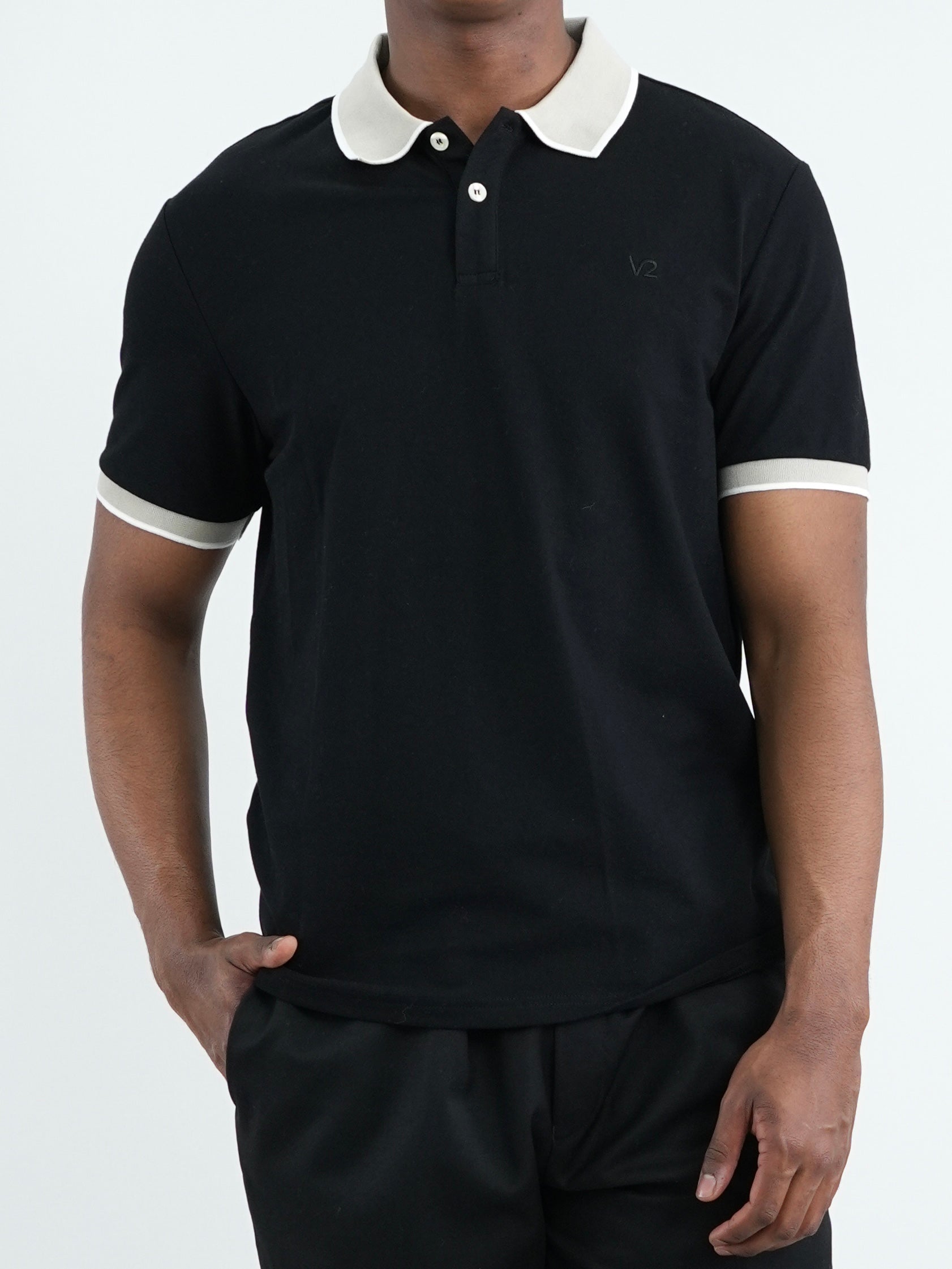 CAMISA POLO CAP004 NEGRO