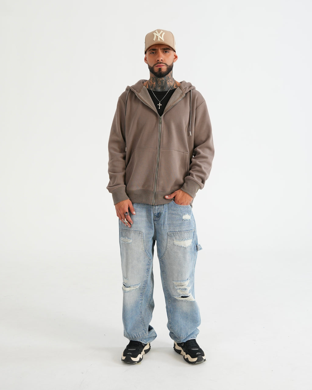 CHAQUETA FSA067 KHAKI O