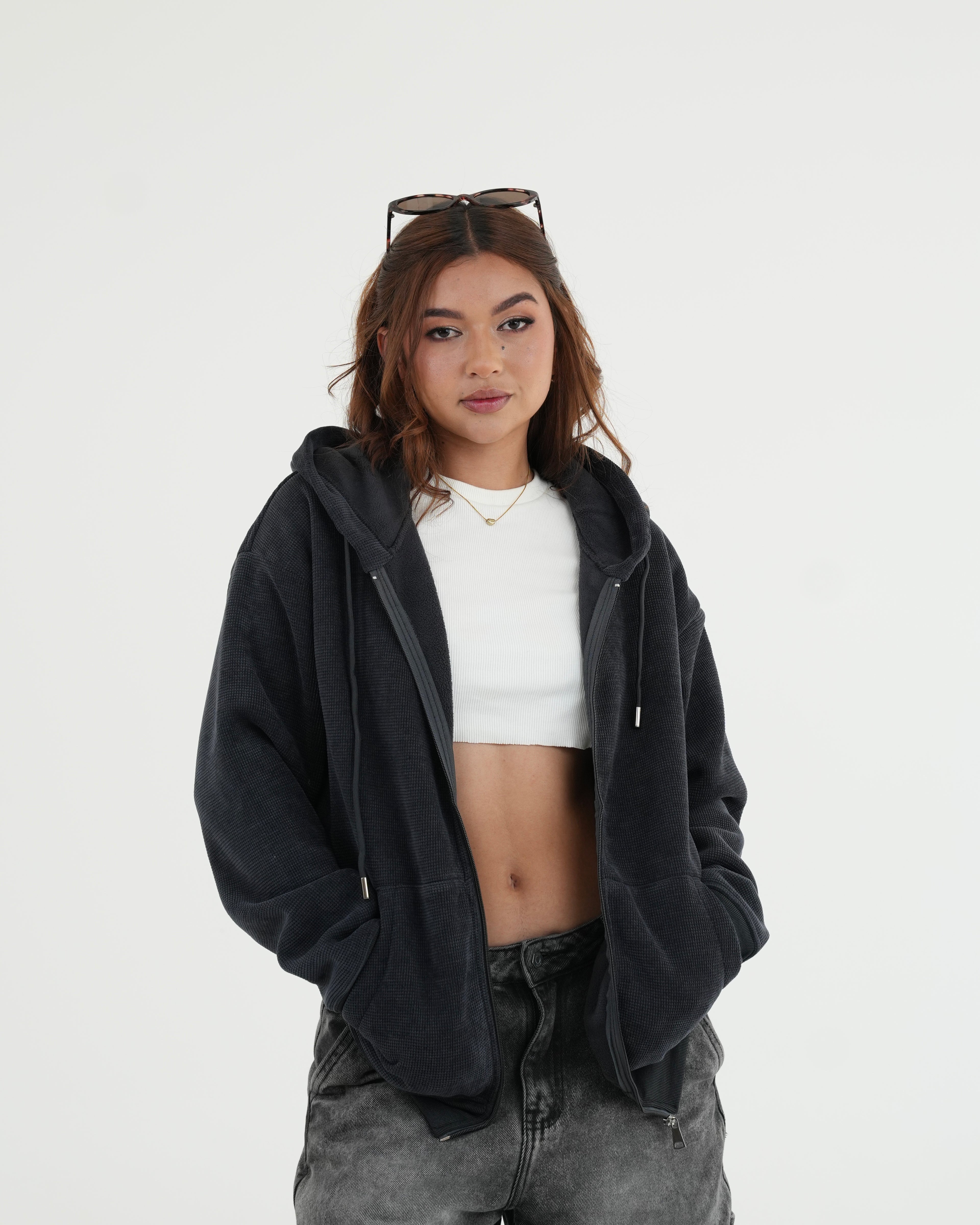 CHAQUETA HISA017 GRIS