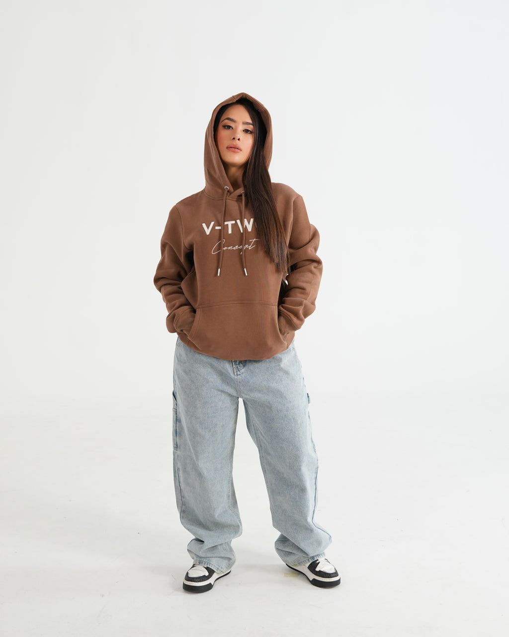 HOODIE FSA070 CAFE
