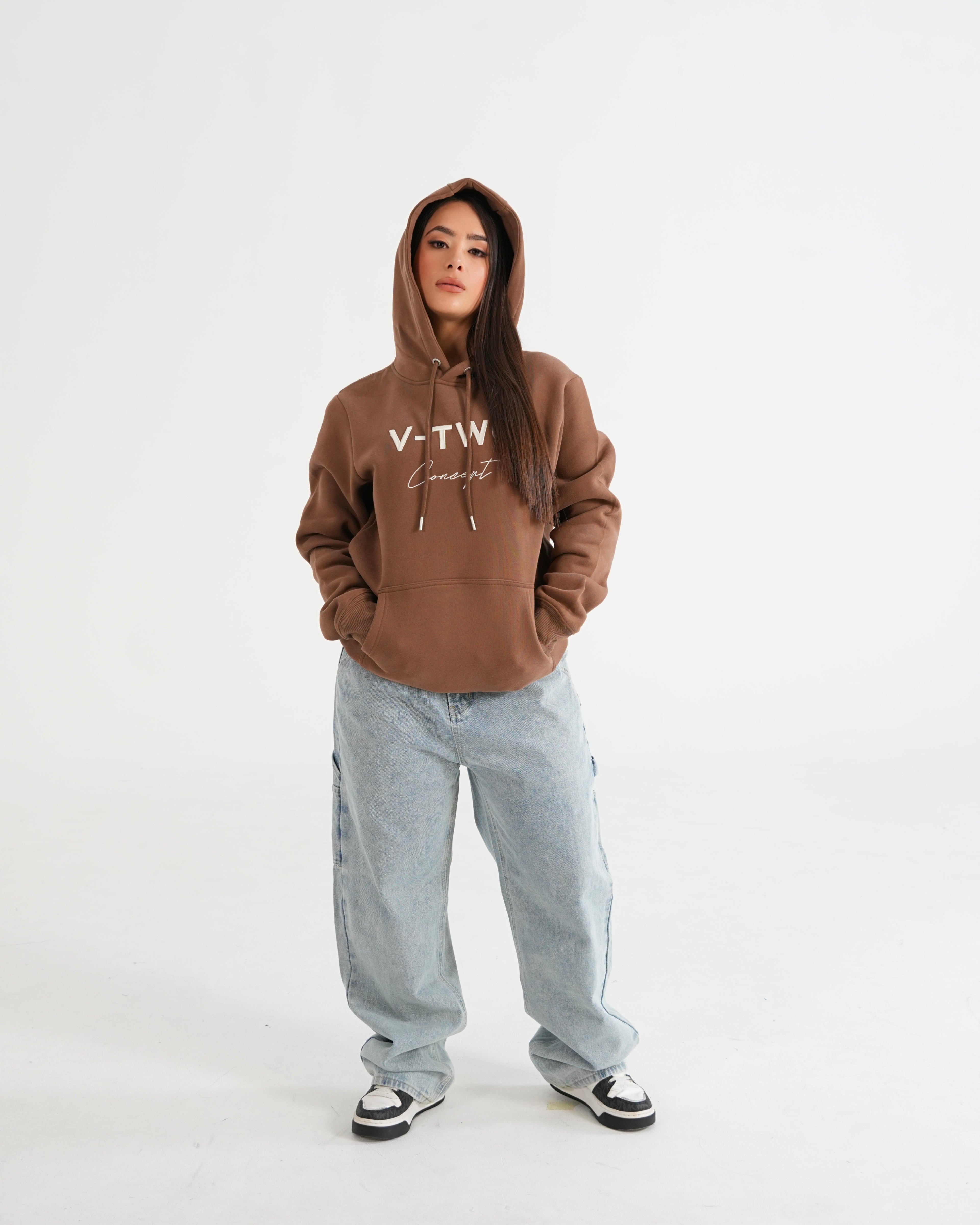 HOODIE FSA070 CAFE