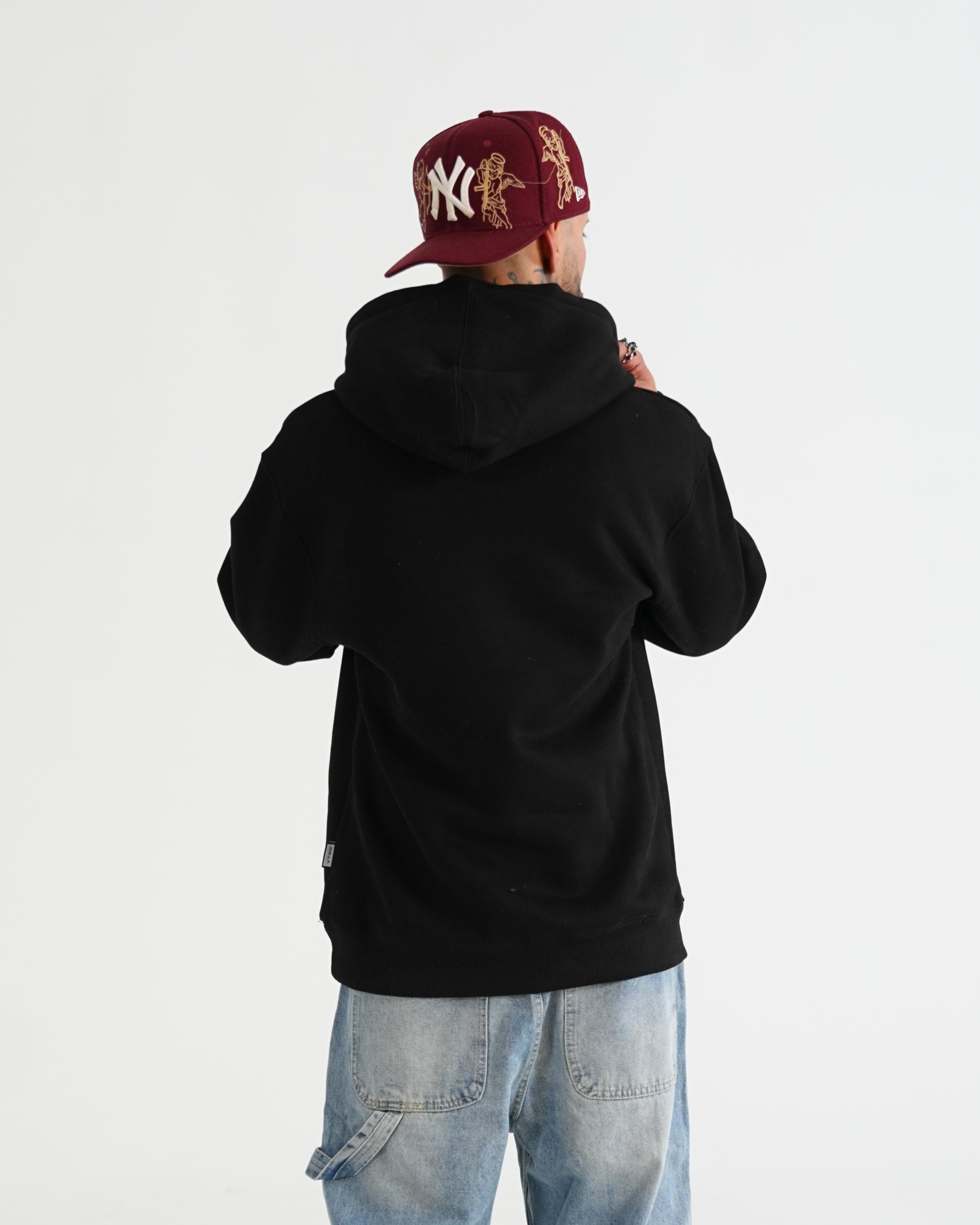 HOODIE FSA085 NEGRO