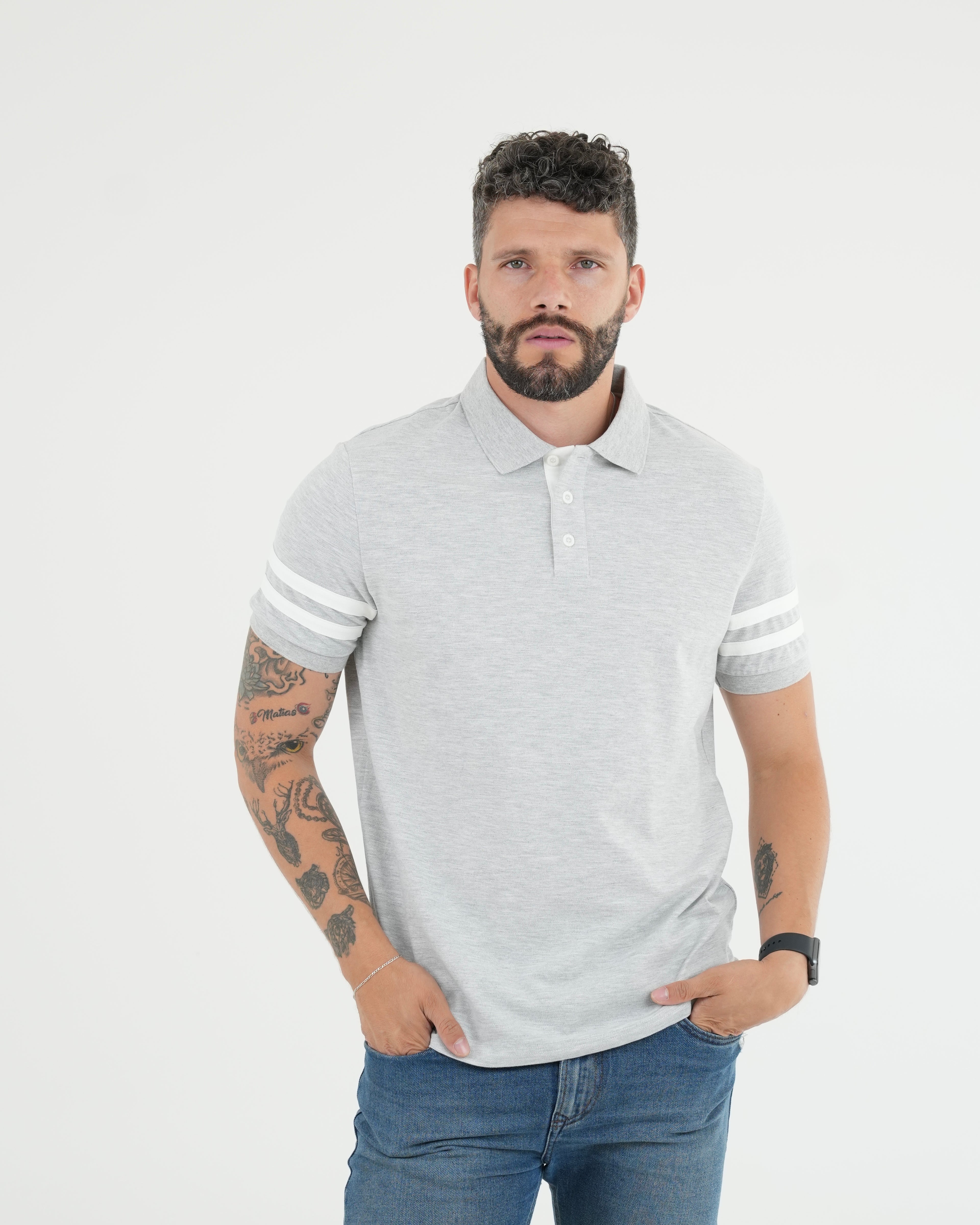 CAMISA CAP002 GRIS