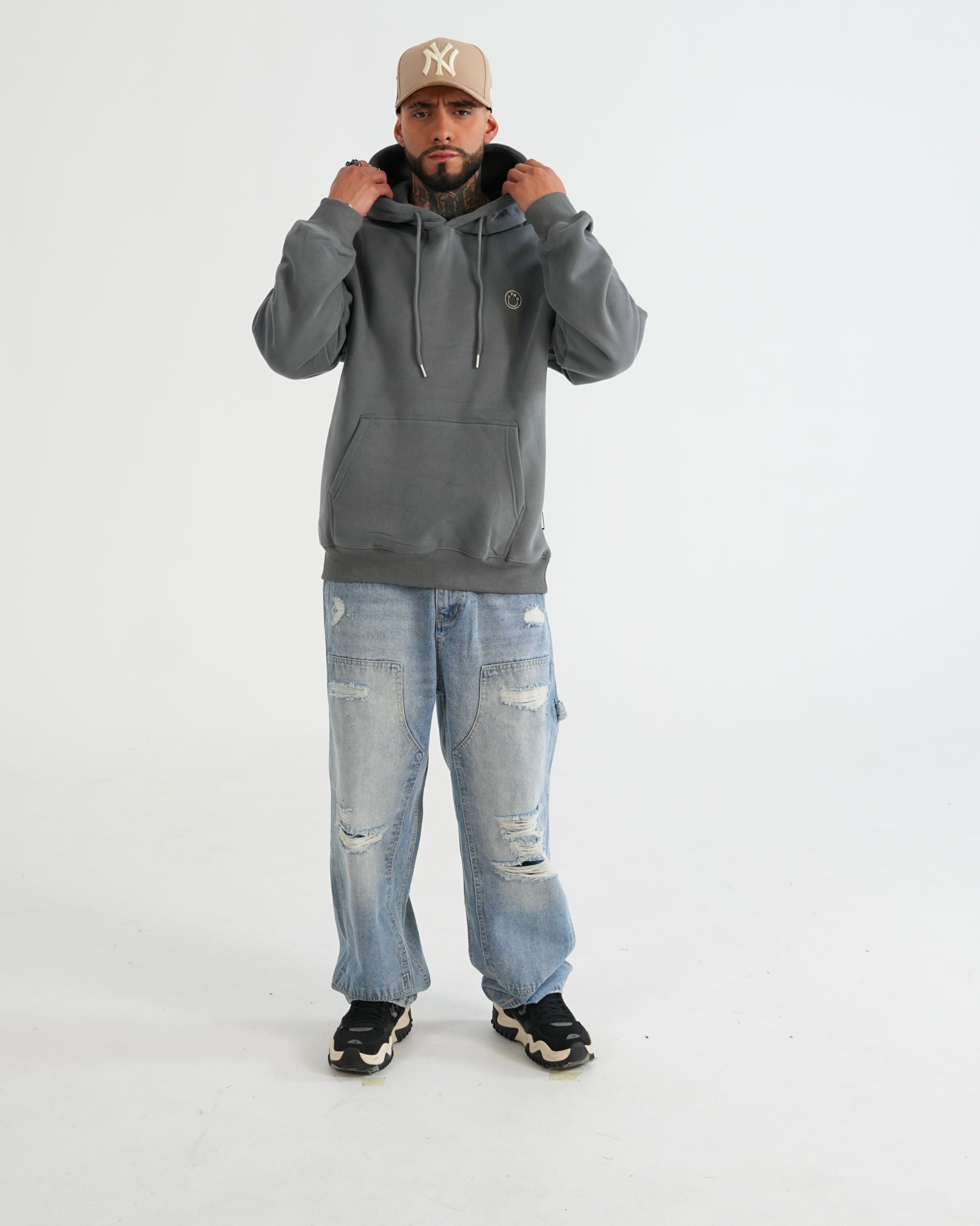 HOODIE FSA085 GRIS