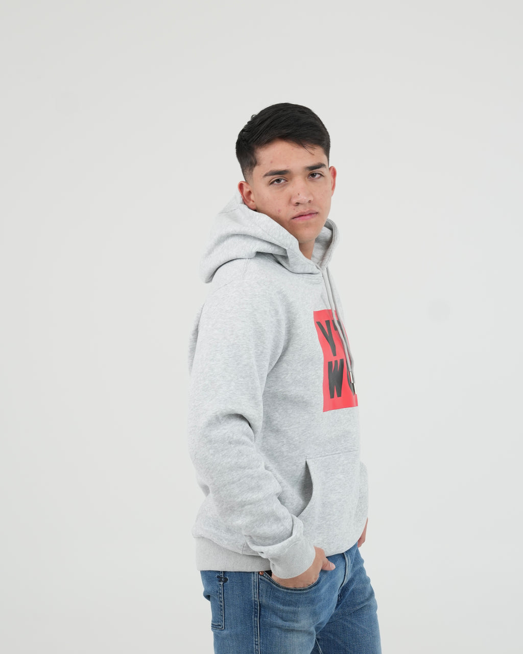HOODIE FSA063 GRIS