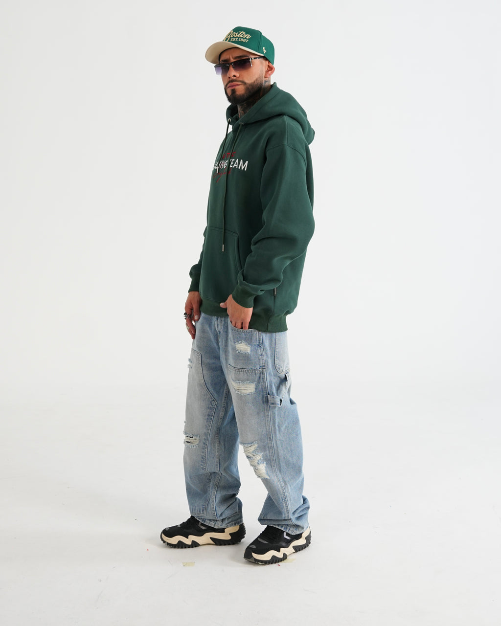 HOODIE FSA079 VERDE