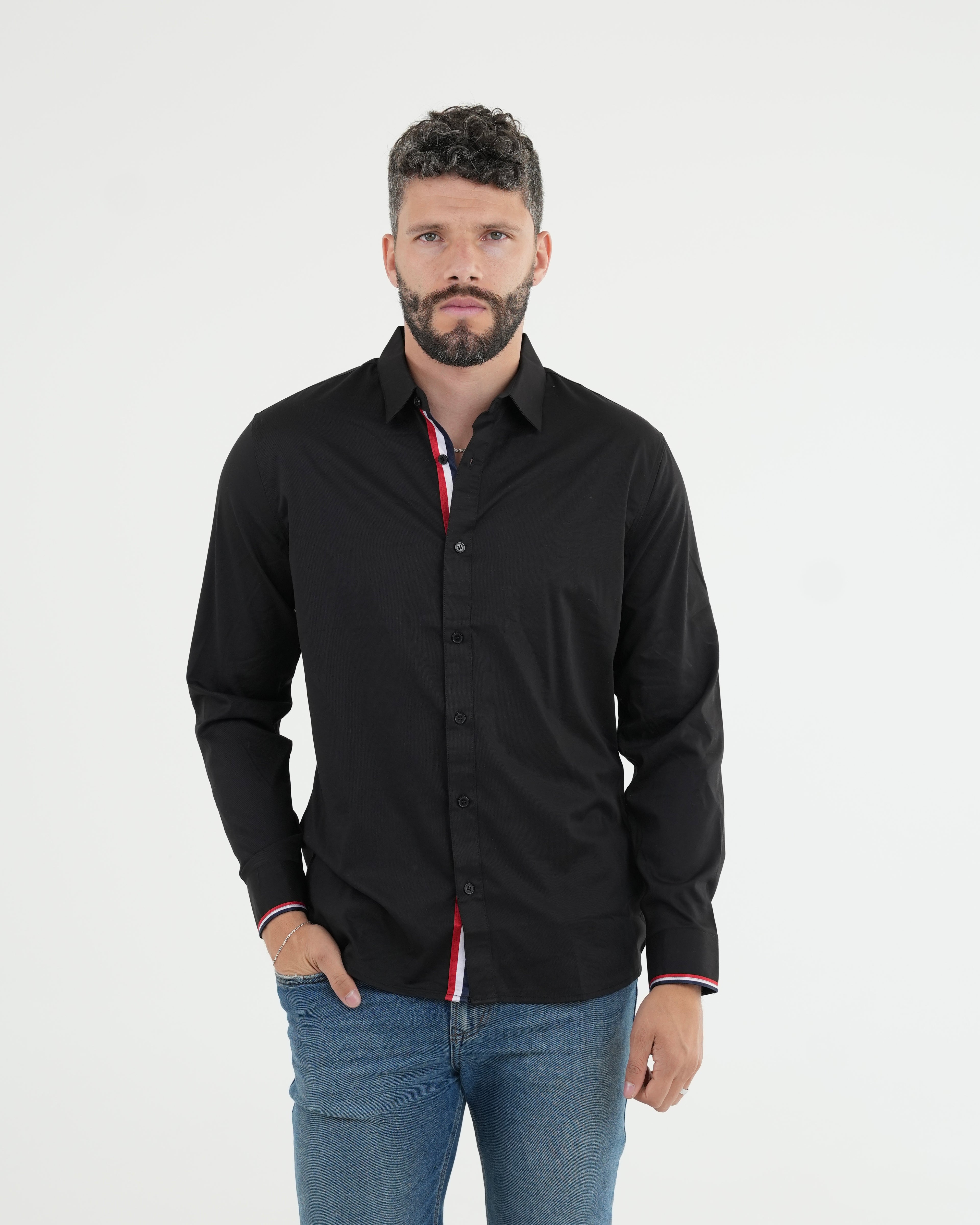 CAMISA FVR010 NEGRO