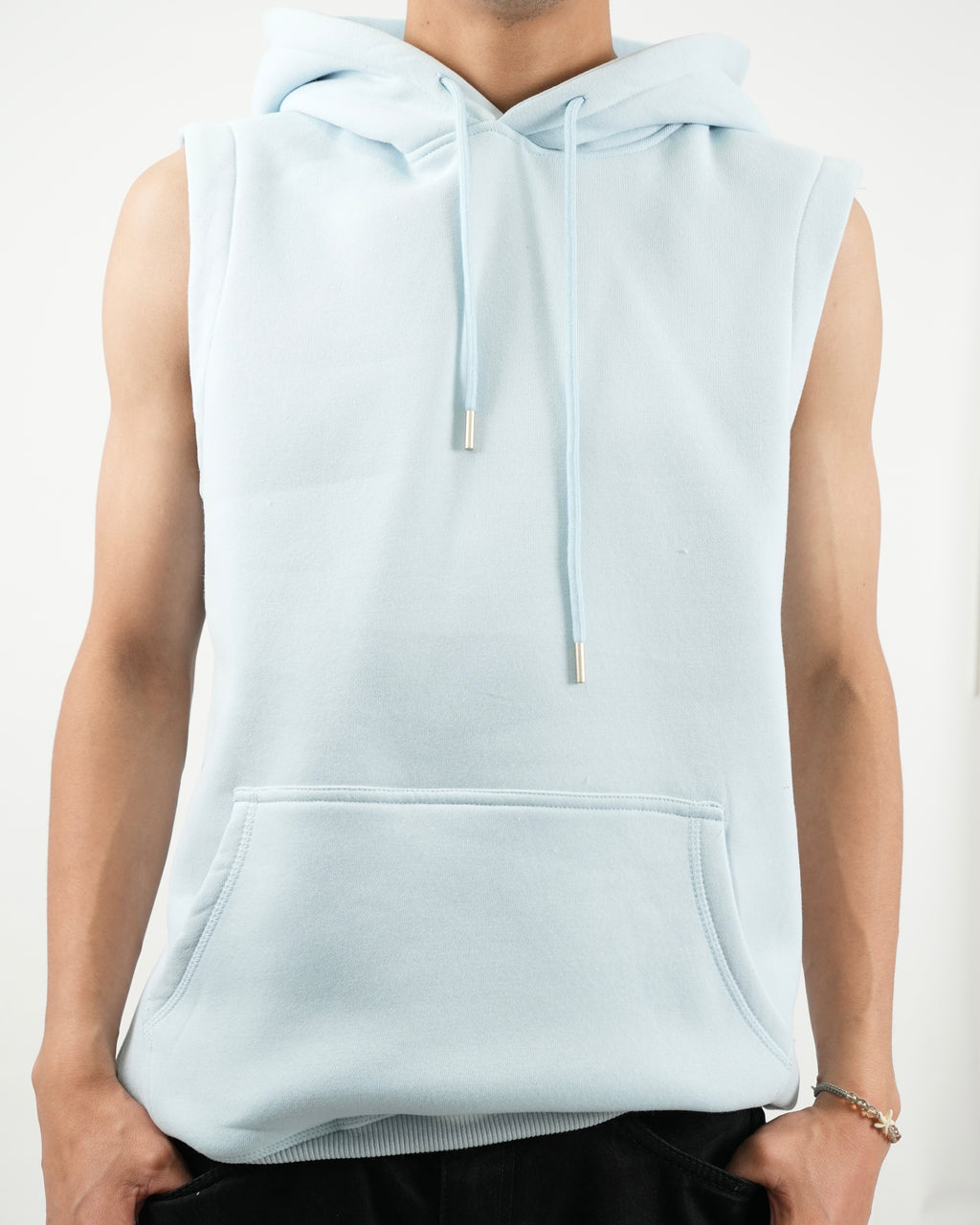 HOODIE  CHALECO SA130 AZUL CLARO