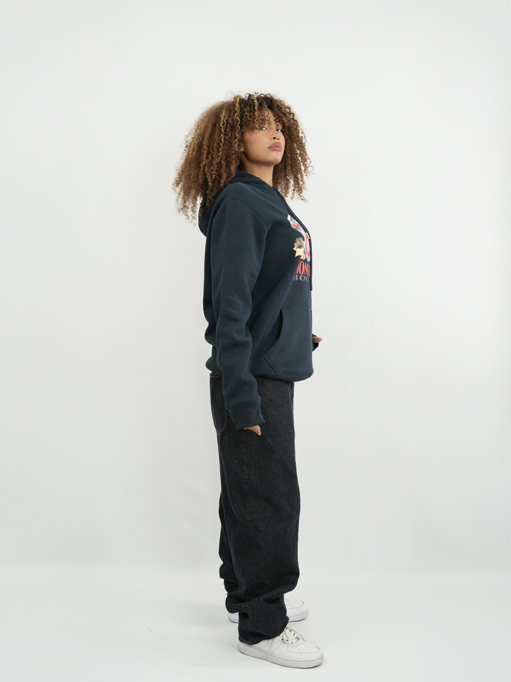 HOODIE FSA043 AZUL