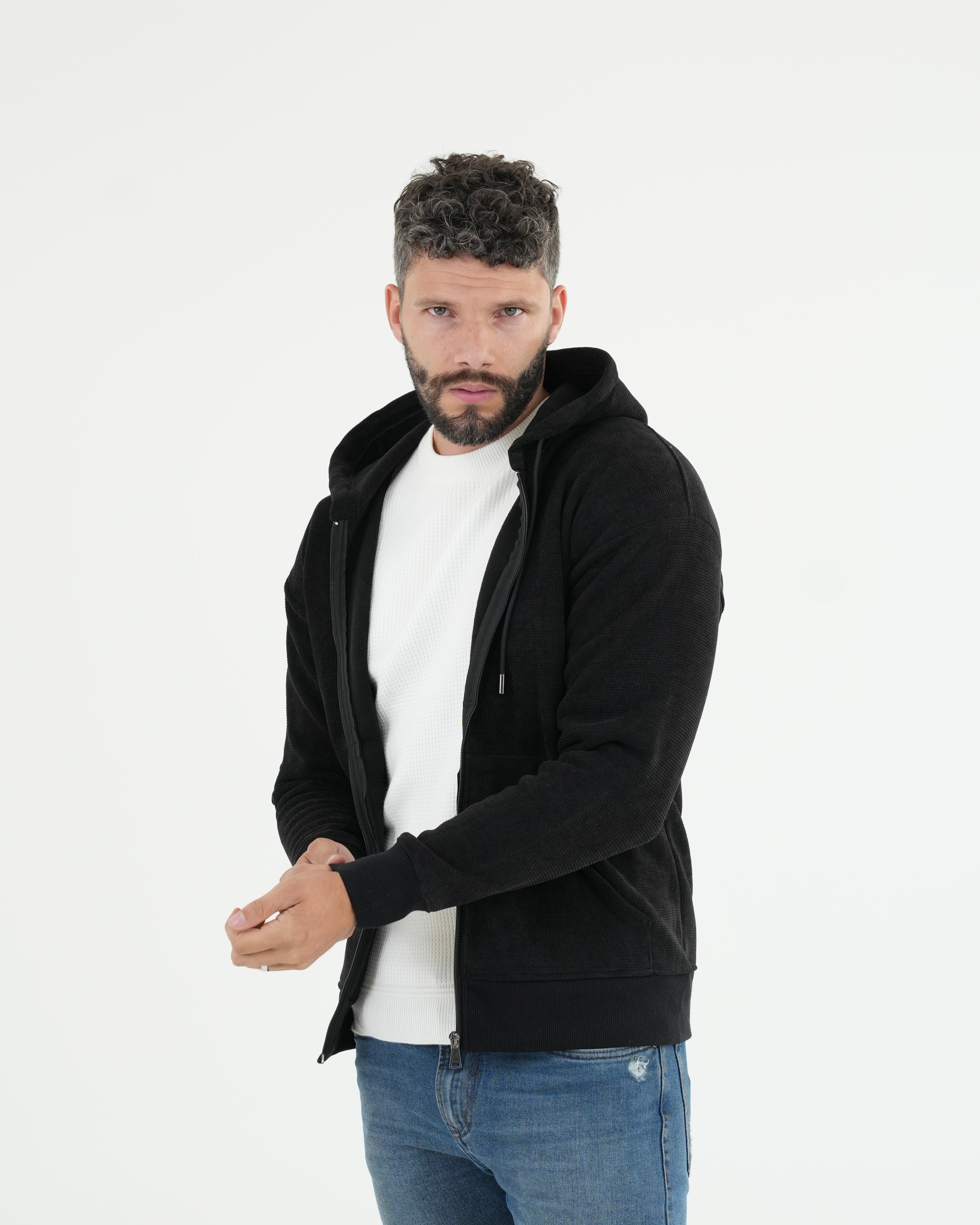 CHAQUETA HISA017 NEGRO
