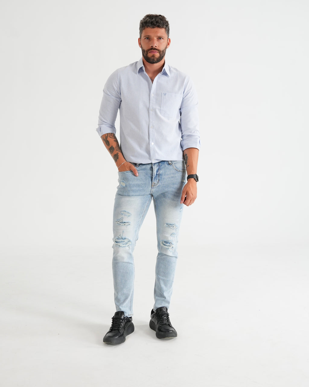 JEAN JH001 JBO AZUL