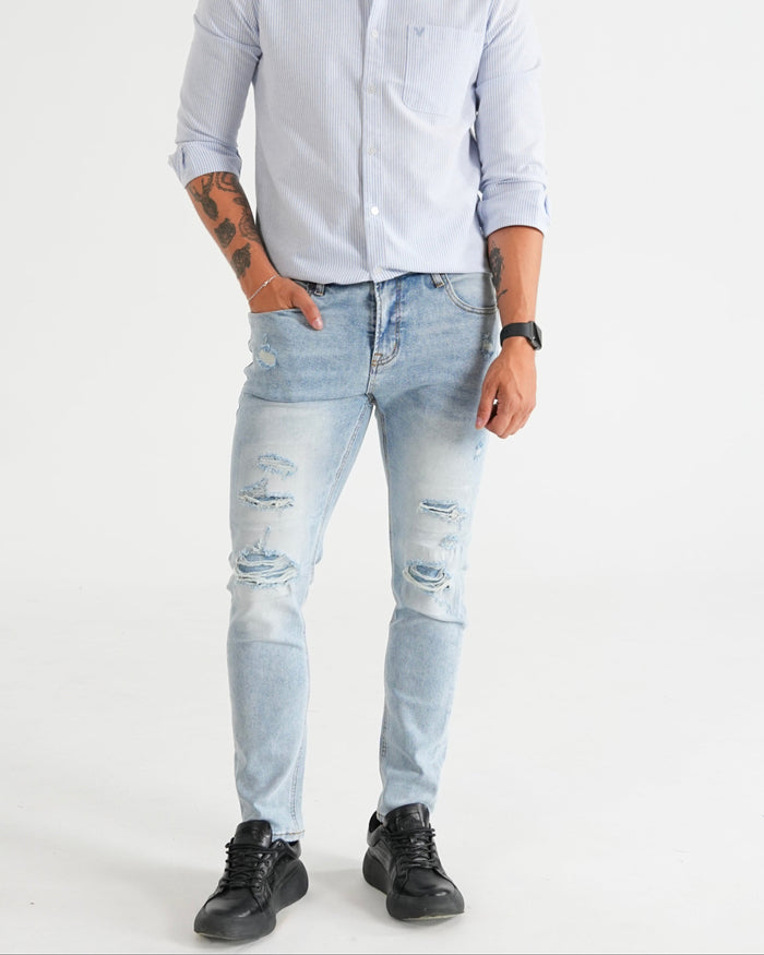 JEAN JH001 JBO AZUL