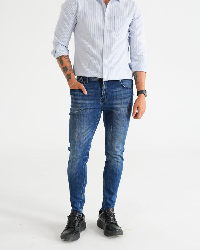 JEAN JH001 JBP AZUL