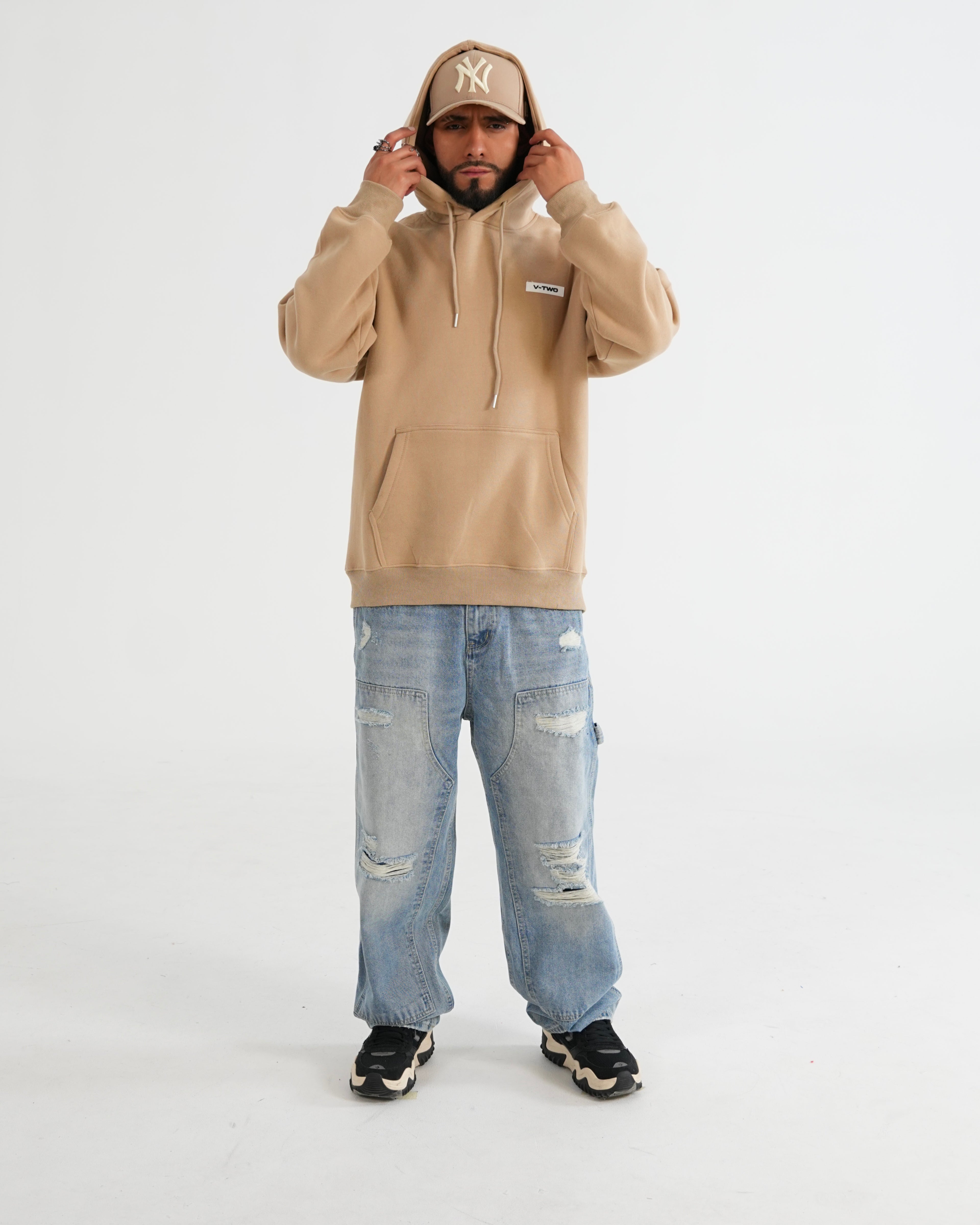 HOODIE FSA082 KHAKI