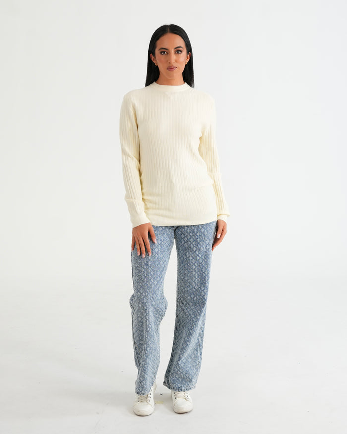 SUÉTER HISA024 BLANCO