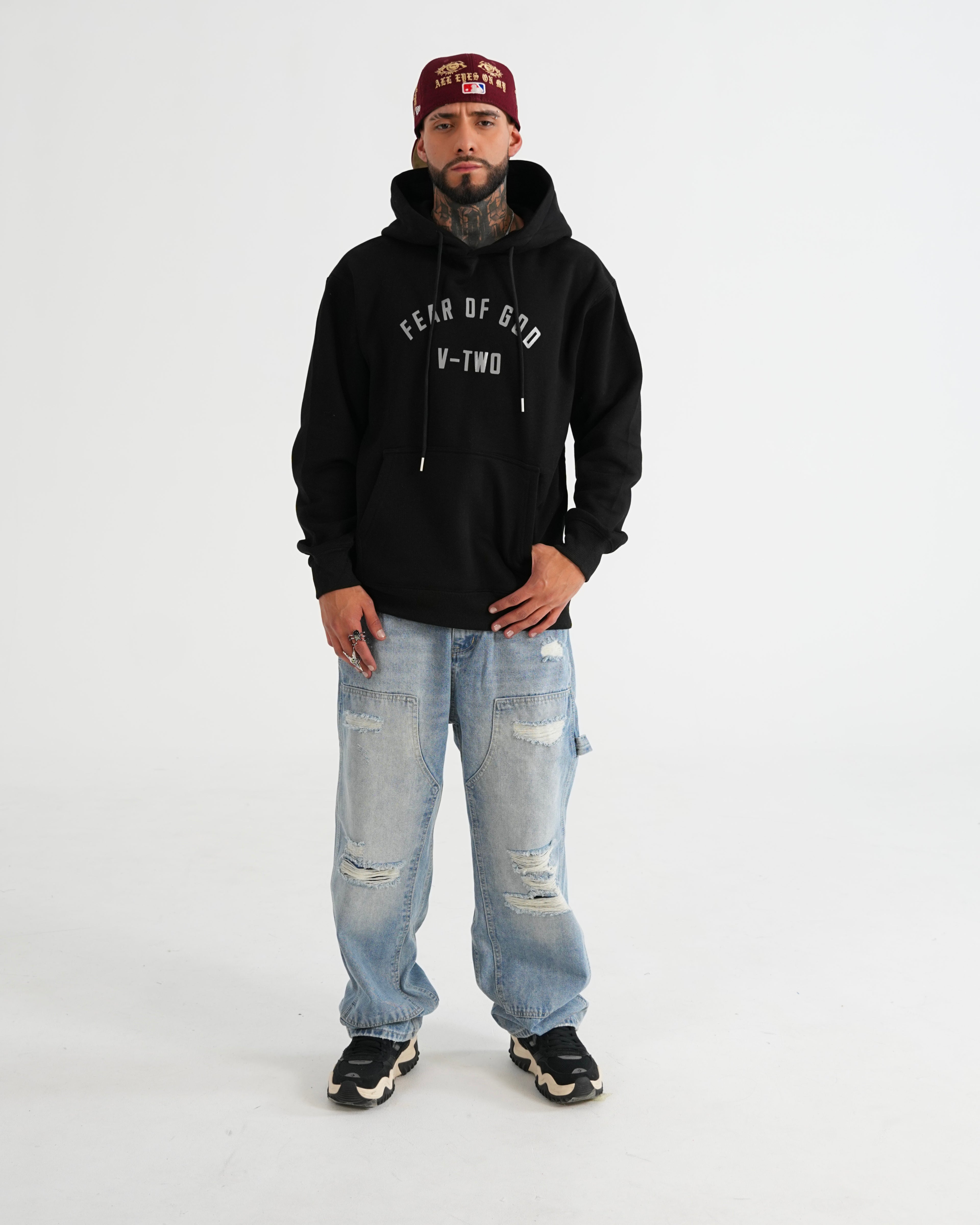 HOODIE FSA080 NEGRO