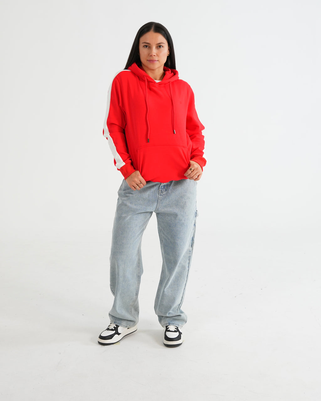 HOODIE LSA024 ROJO