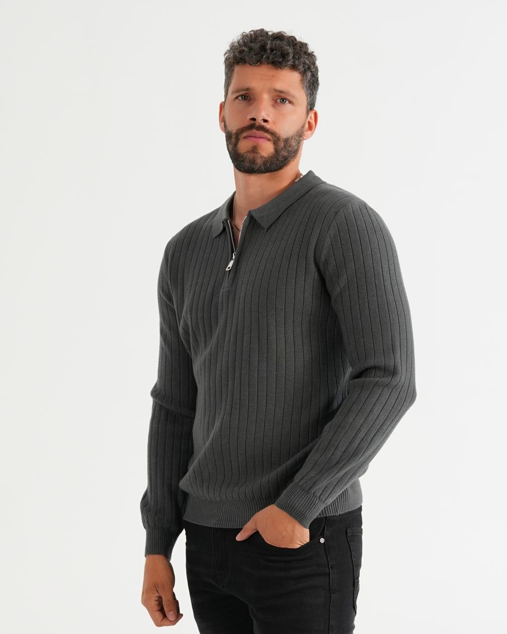SUÉTER HISA022 GRIS