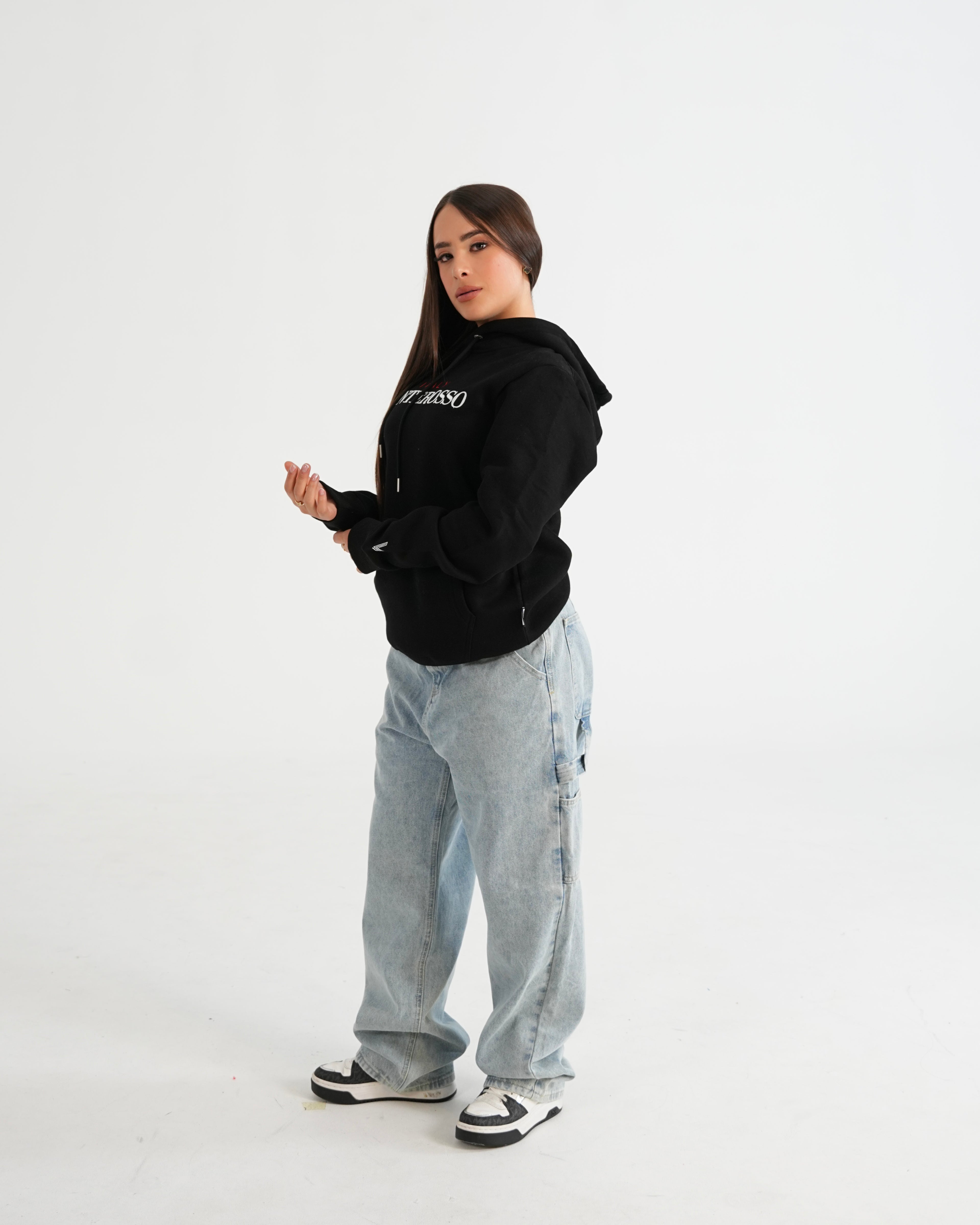 HOODIE FSA074 NEGRO