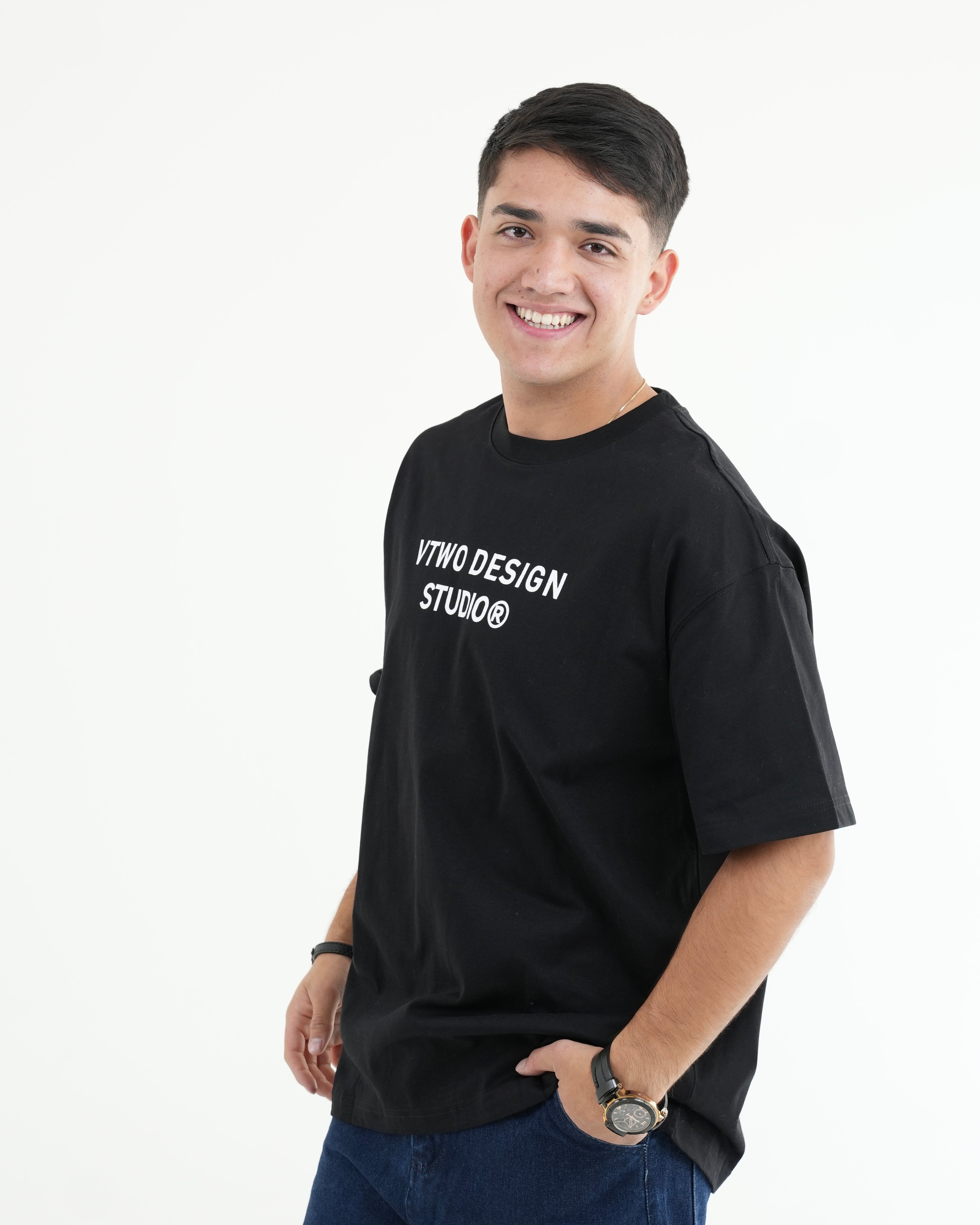 CAMISETA FCA008 NEGRO