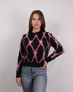 SUÉTER MSA155 NEGRO ROSA