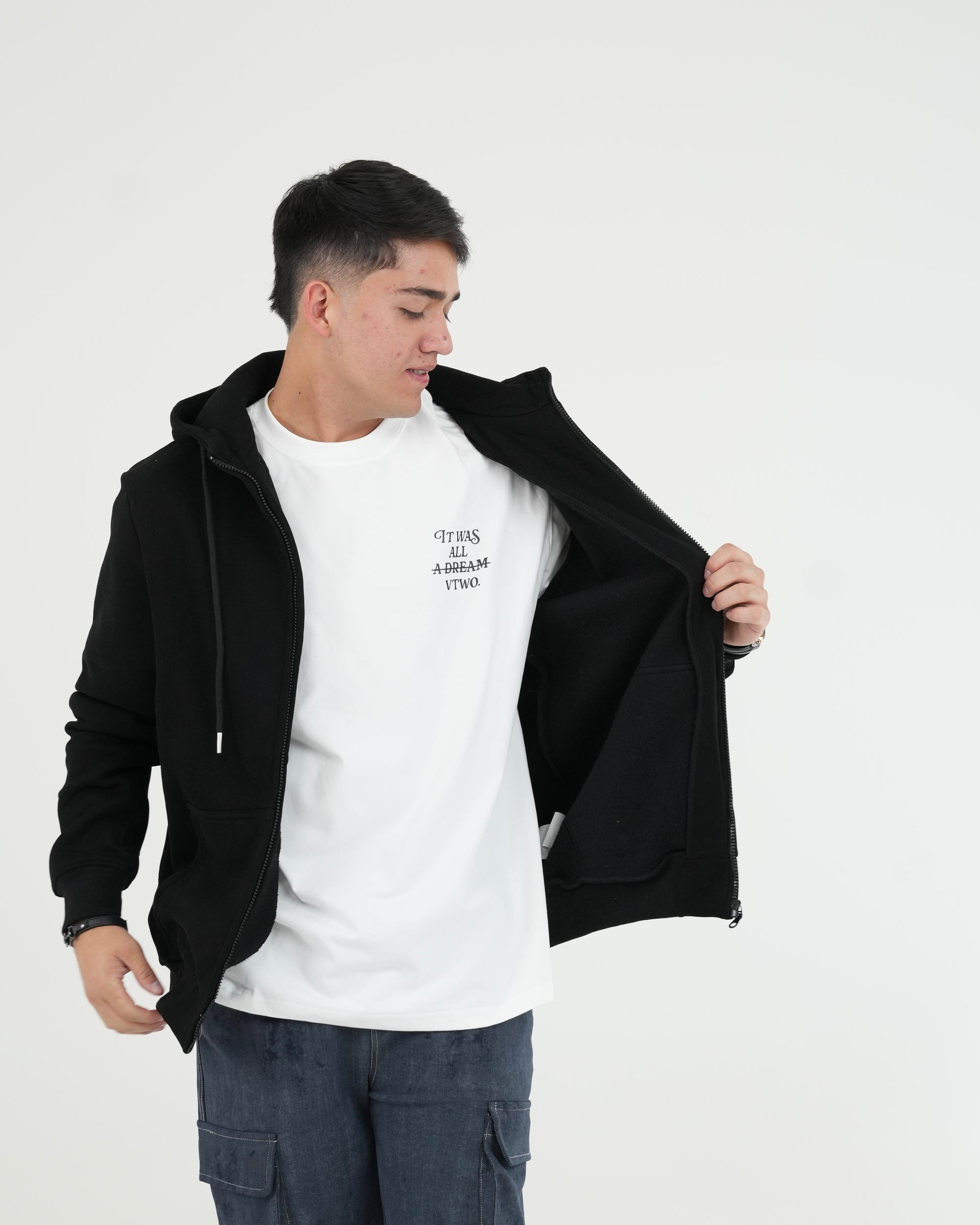 CHAQUETA FSA054 NEGRO