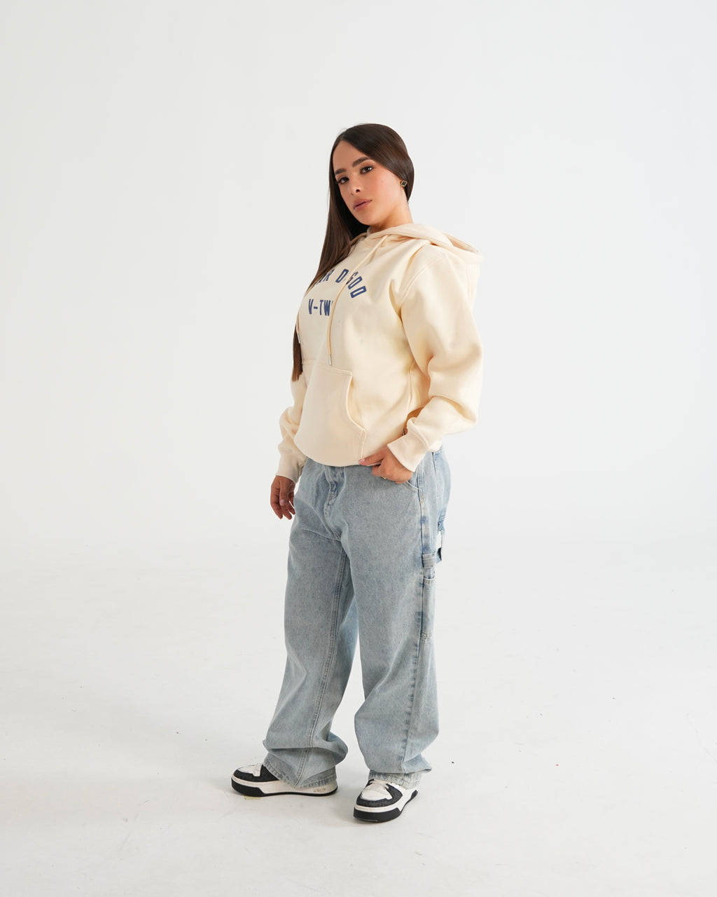 HOODIE FSA080 BEIGE
