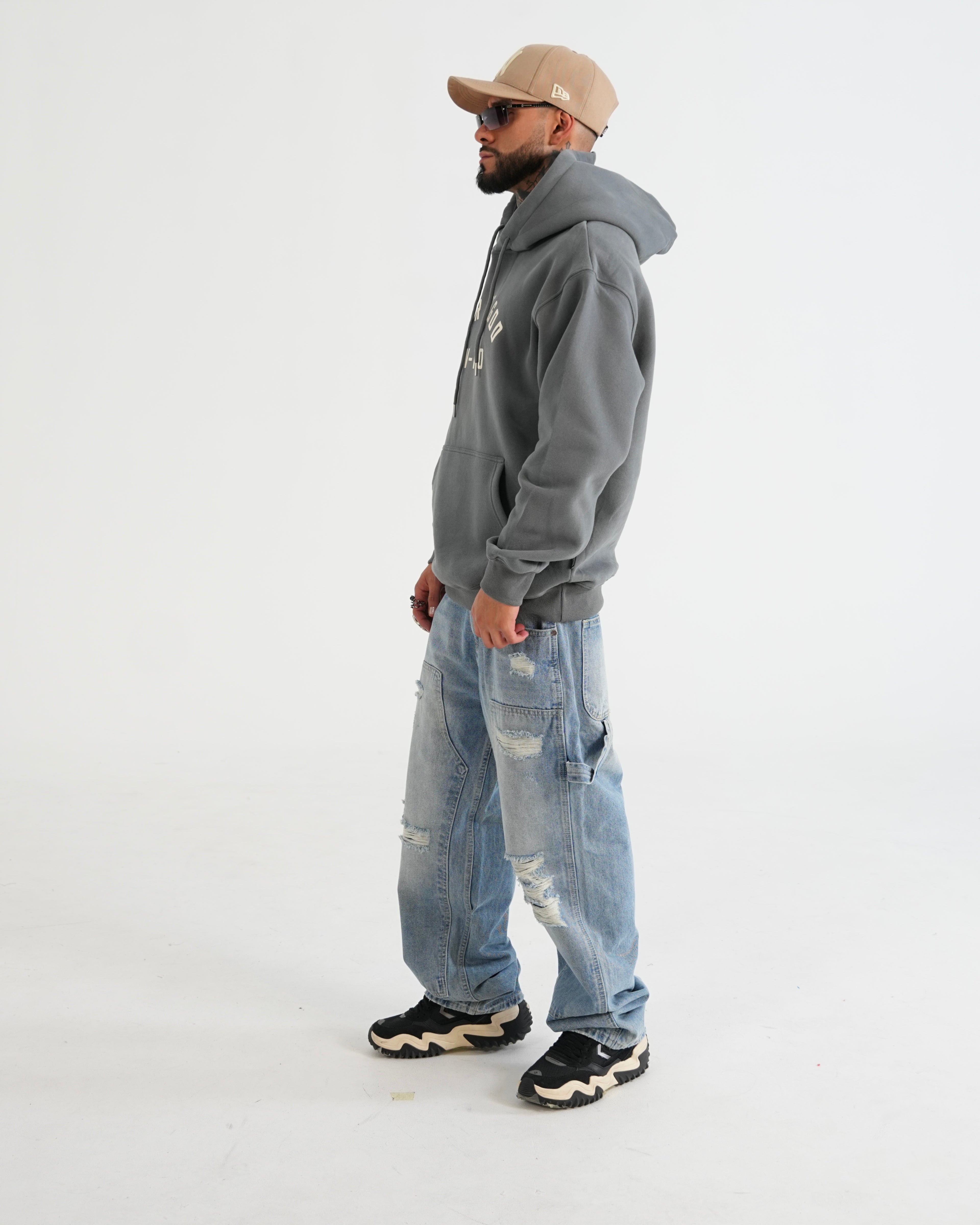 HOODIE FSA080 GRIS