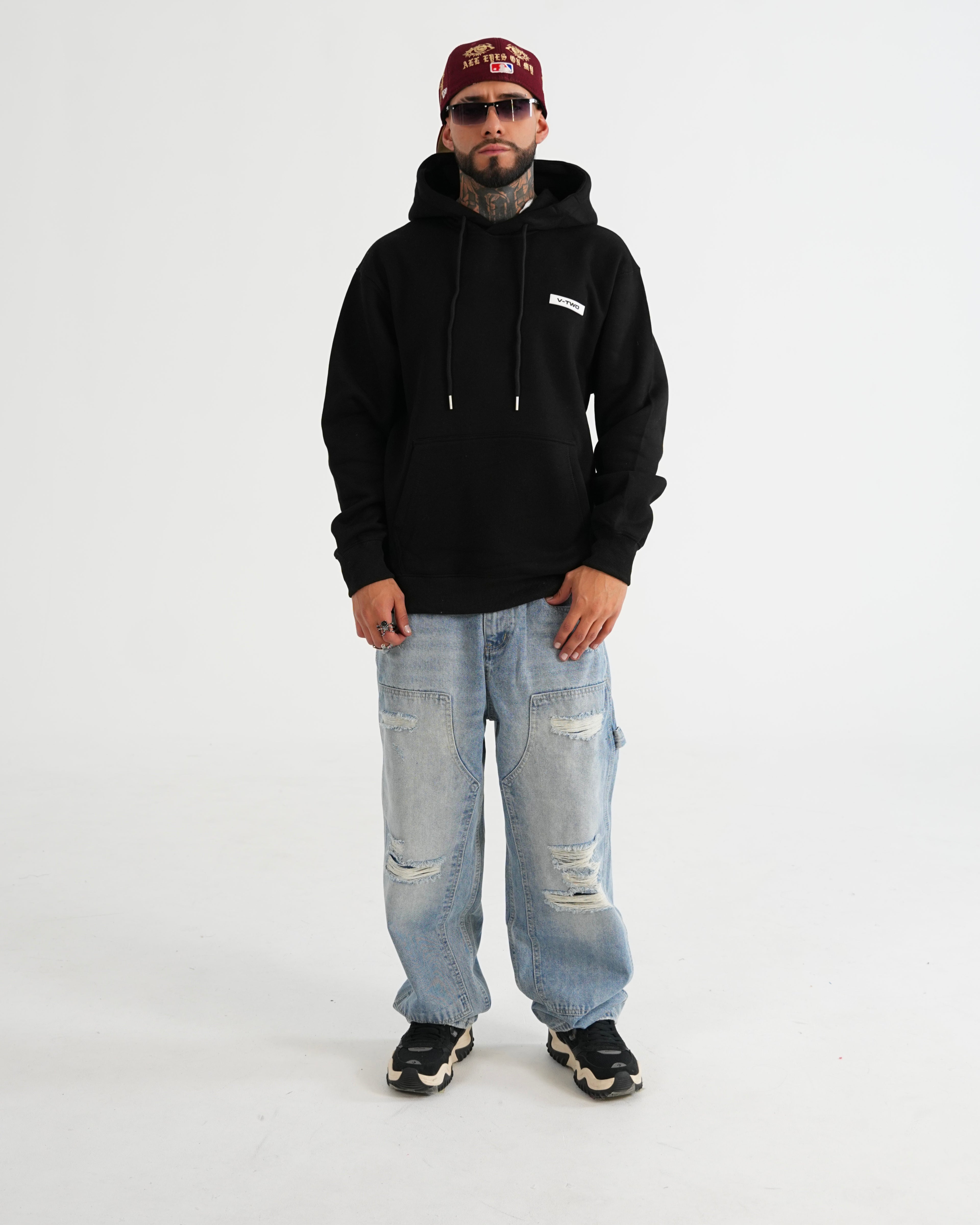 HOODIE FSA082 NEGRO