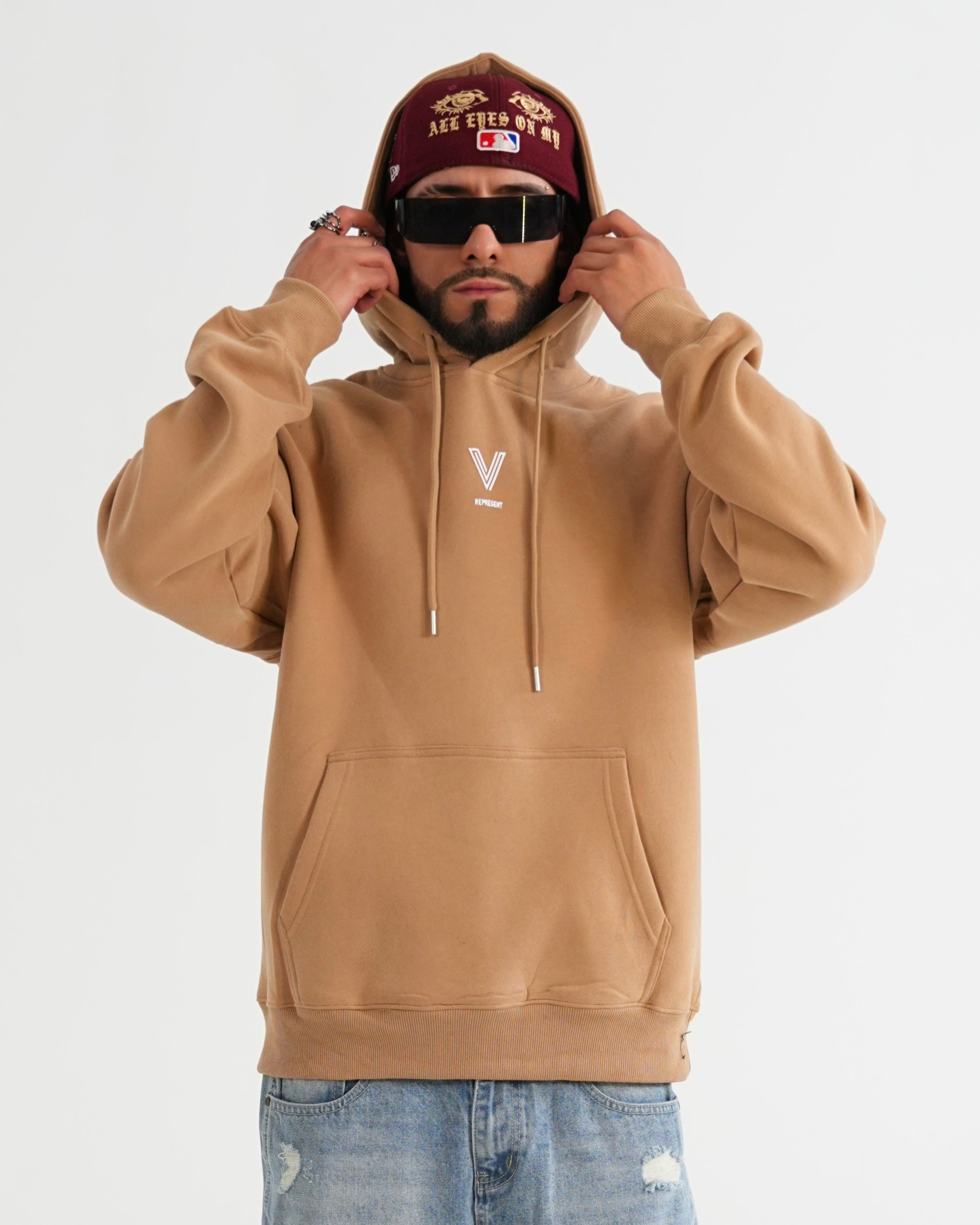 HOODIE FSA083 CAFE