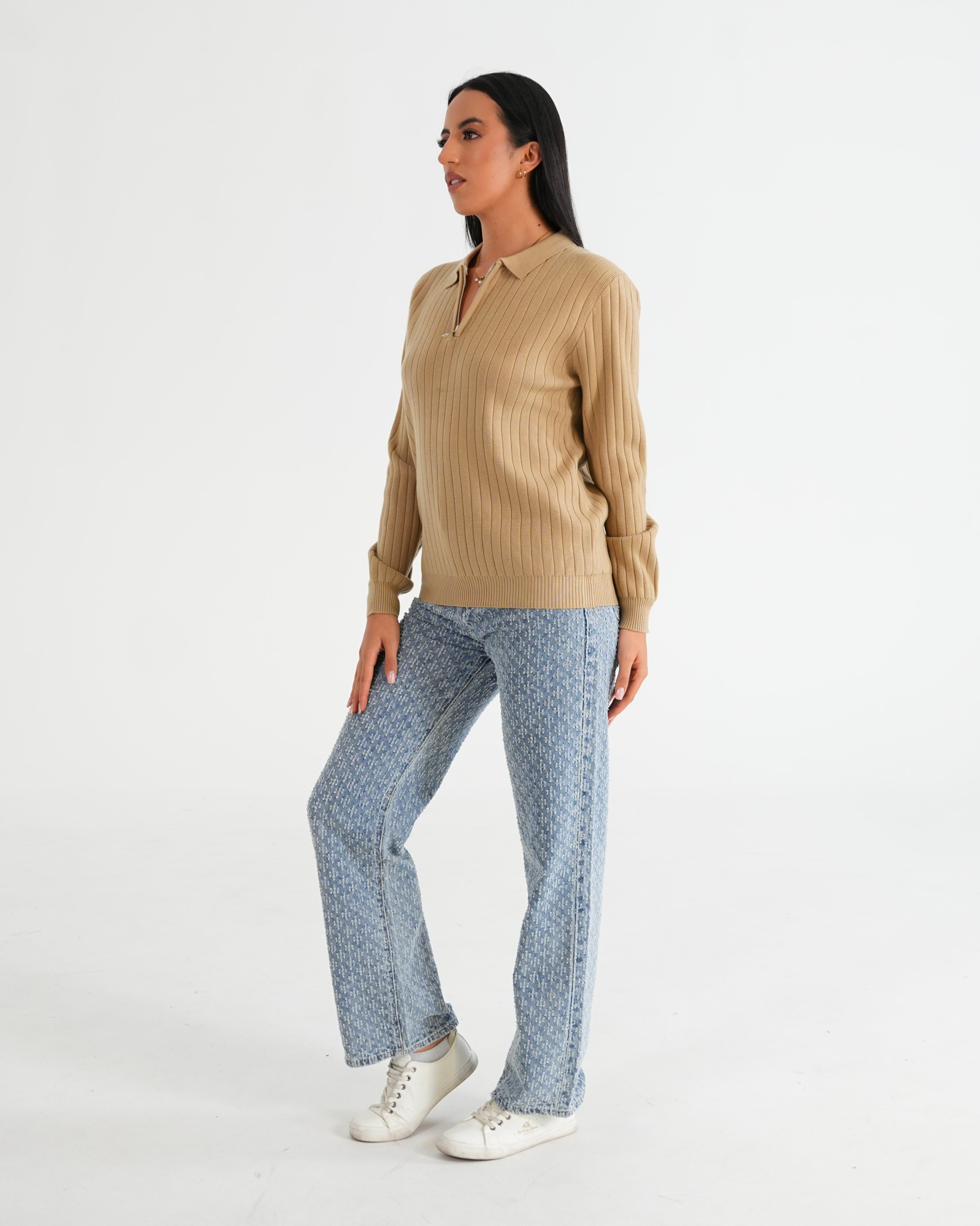 SUÉTER HISA022 KHAKI