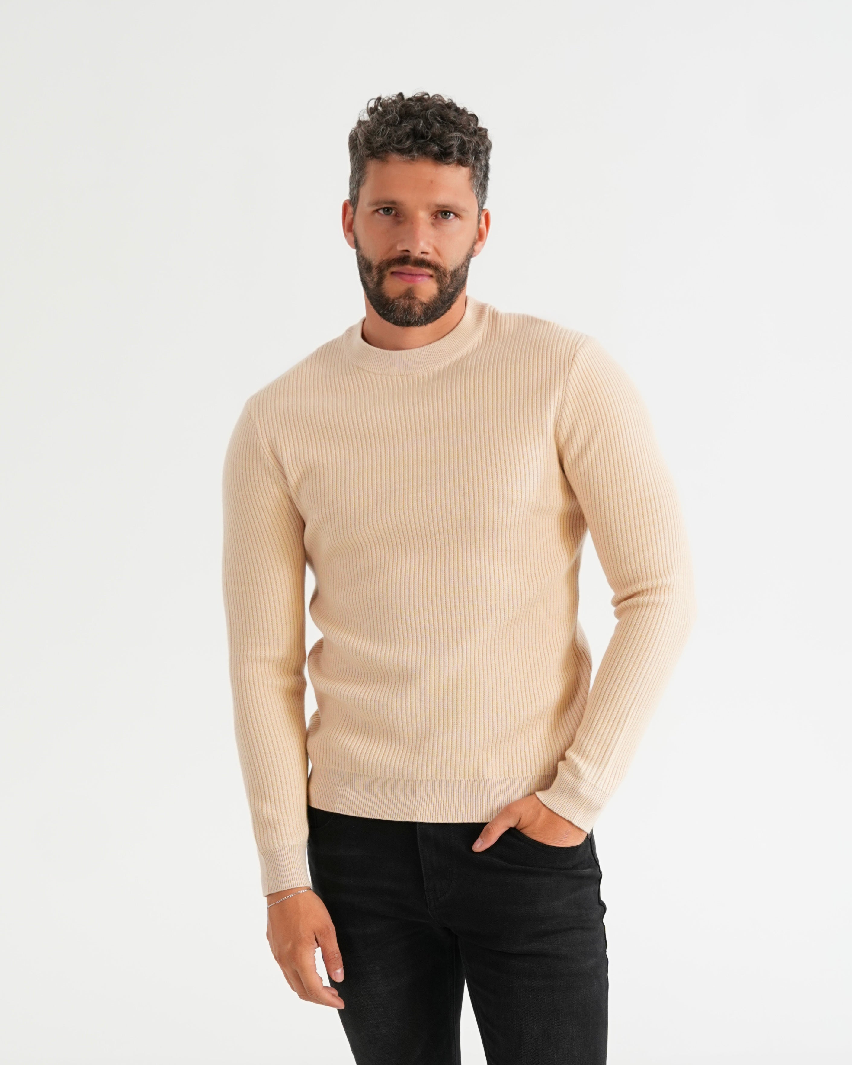SUÉTER HISA032 KHAKI