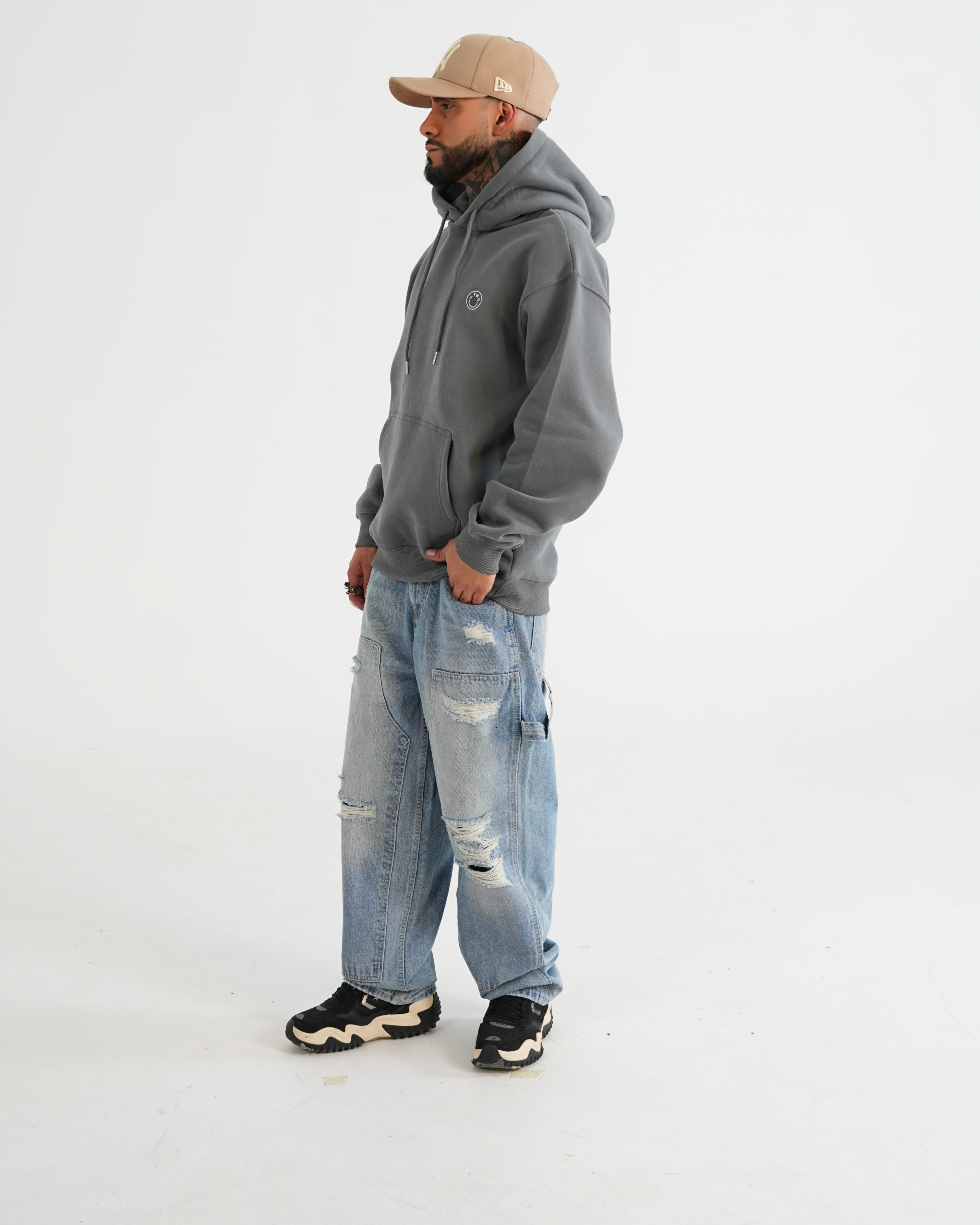 HOODIE FSA085 GRIS